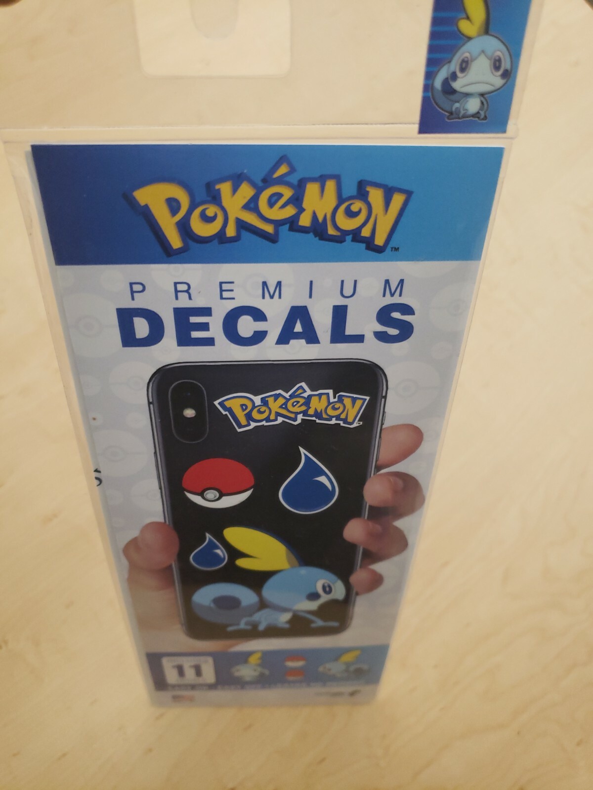 New. POKÉMON Premium Tech Decals Set – Sobble Set 1