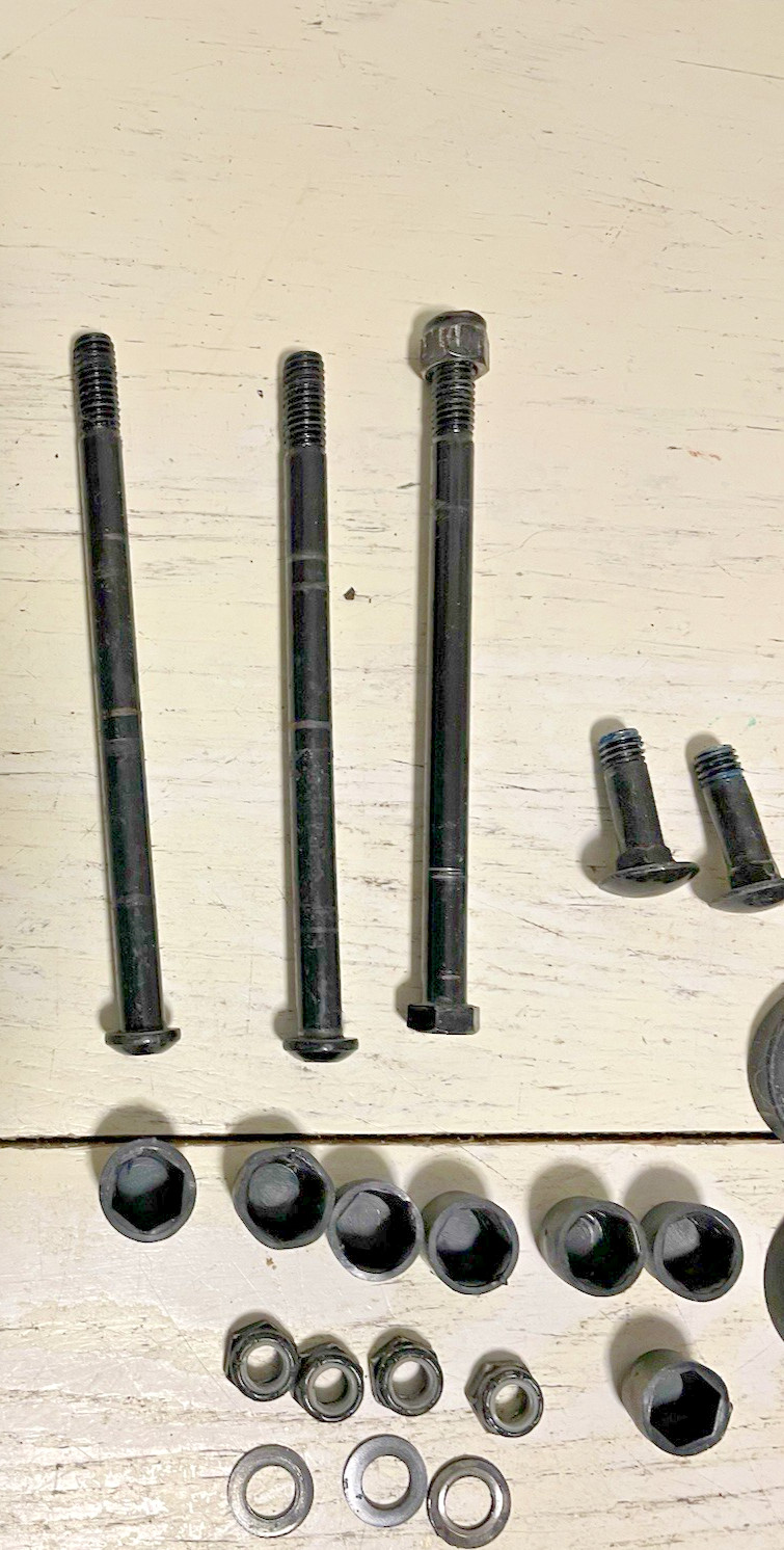 AB Lounge 2 Caps Strap Bolts Bushing Replacement Abdominal Exercise Machine Part