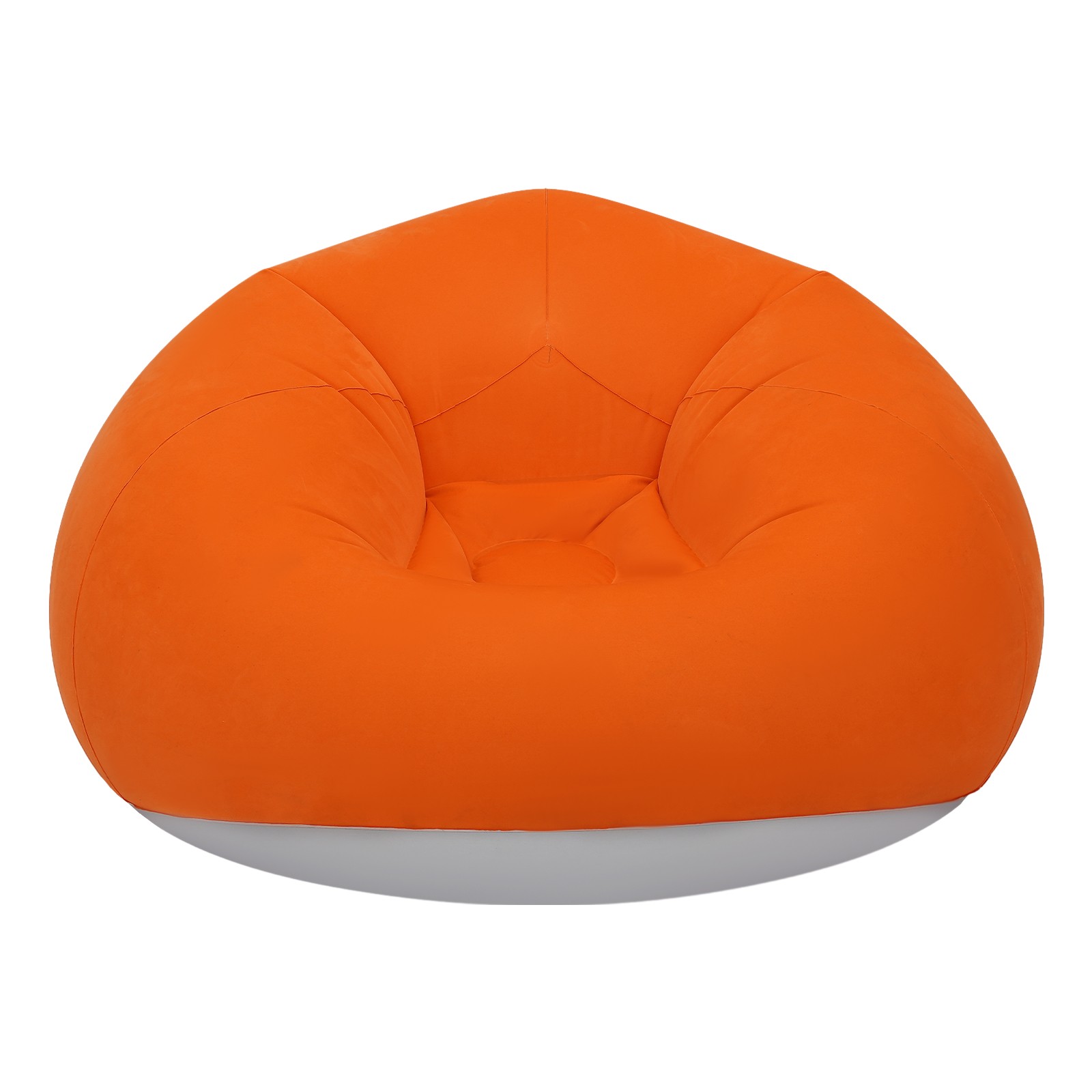 6 Pcs Inflatable Chairs Inflatable Sofa, Portable Inflatable Couch Orange US~