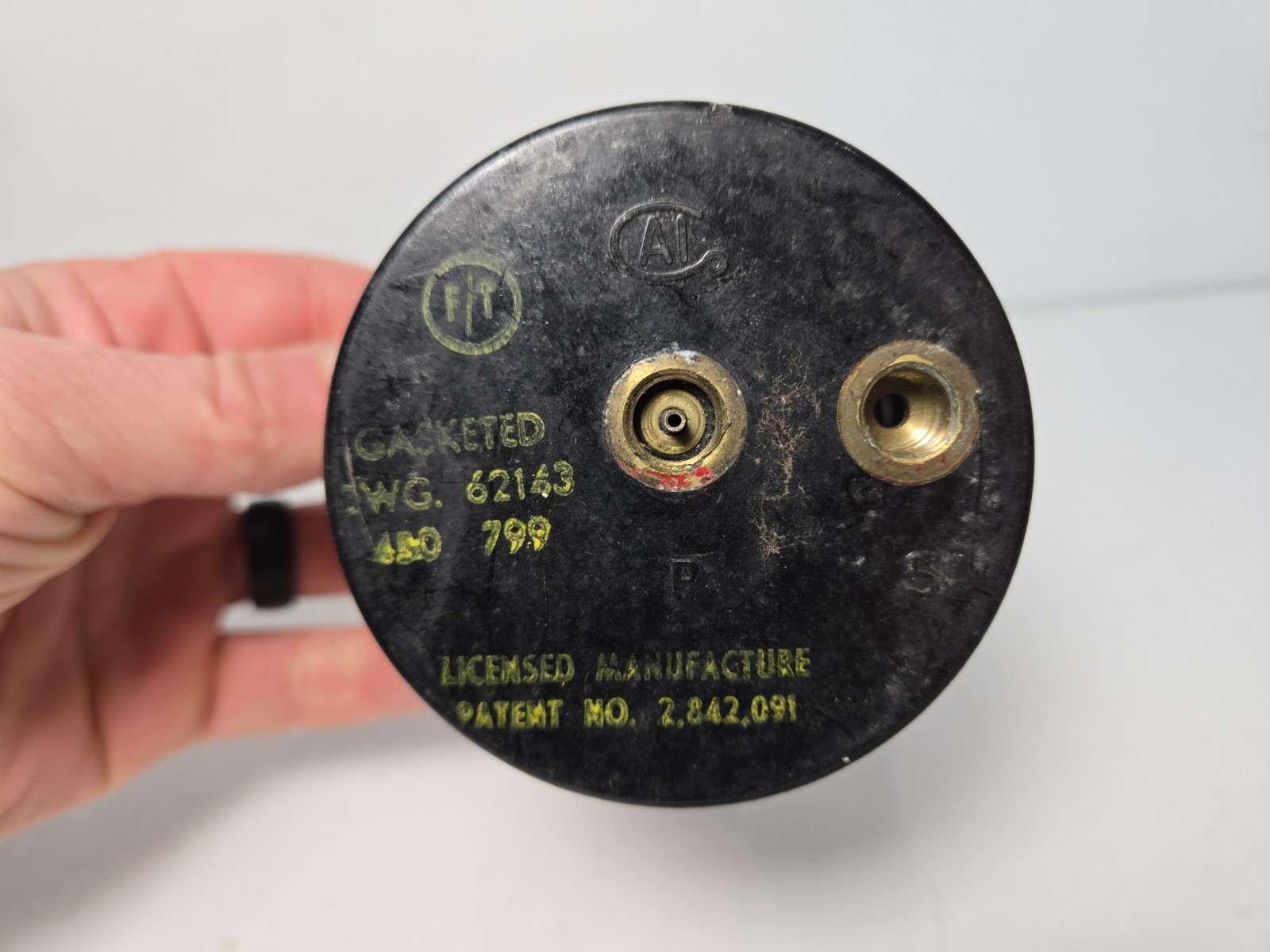 AEROMARINE INSTRUMENTS AIRSPEED INDICATOR P/N AS-391A