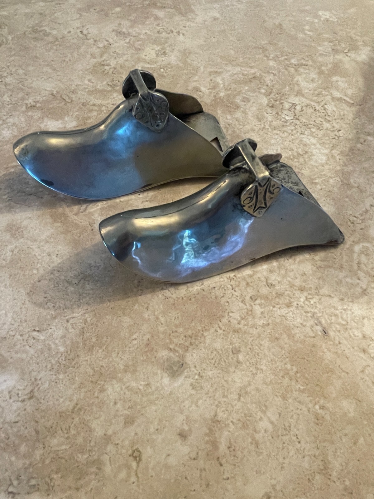 South American Nickel Silver Stirrups Conquistador Stirrups