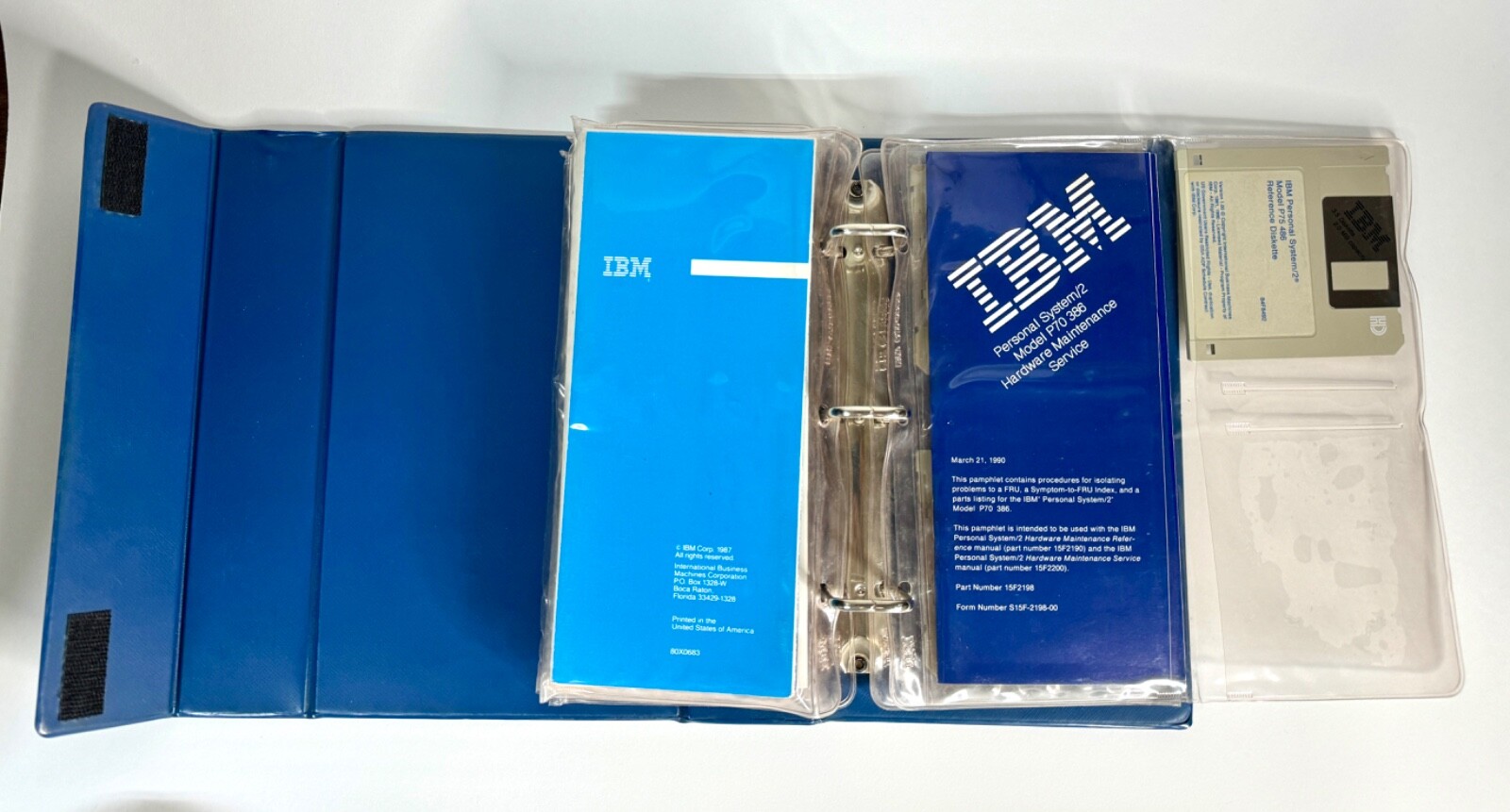 Vintage IBM PS/2 Hardware Maintenance Service Technical Reference Kit - RARE