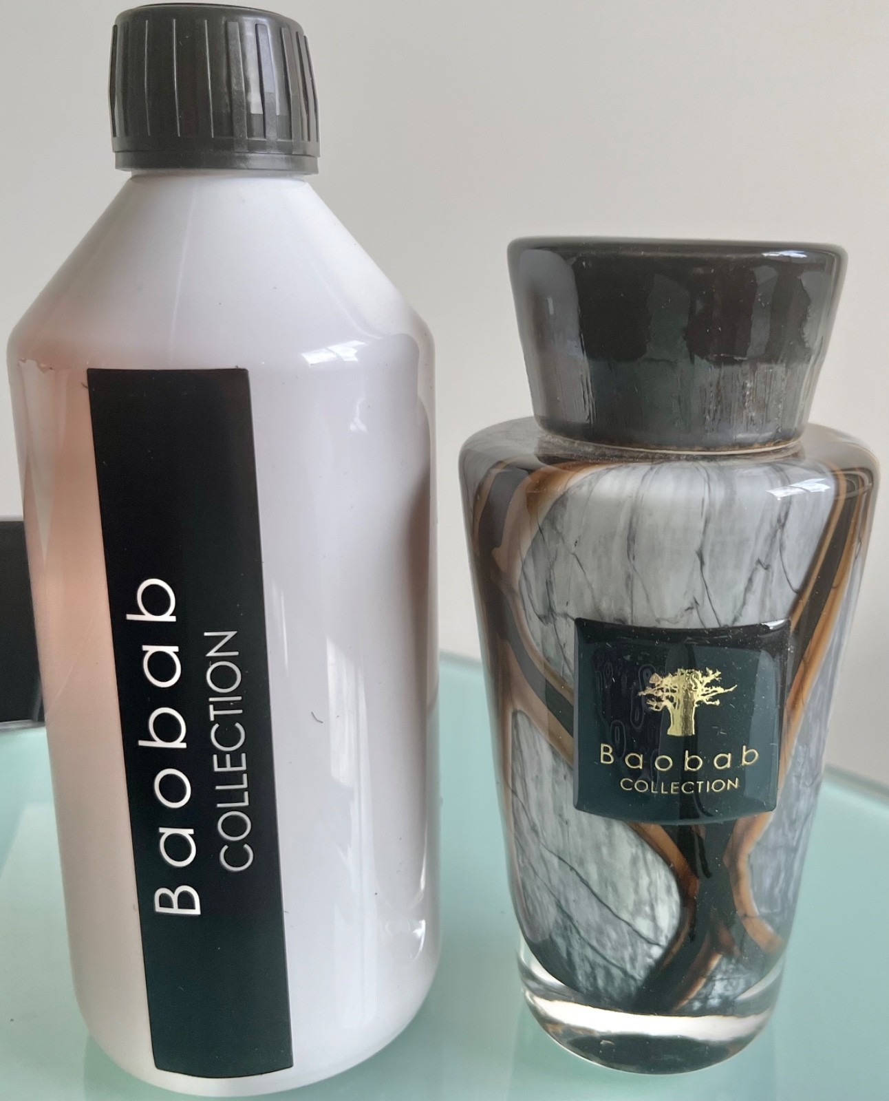 NIB BAOBAB MINI TOTEM StonesMarble UltraLuxeBelgian Perfume Diffuser16.9oz/500ml