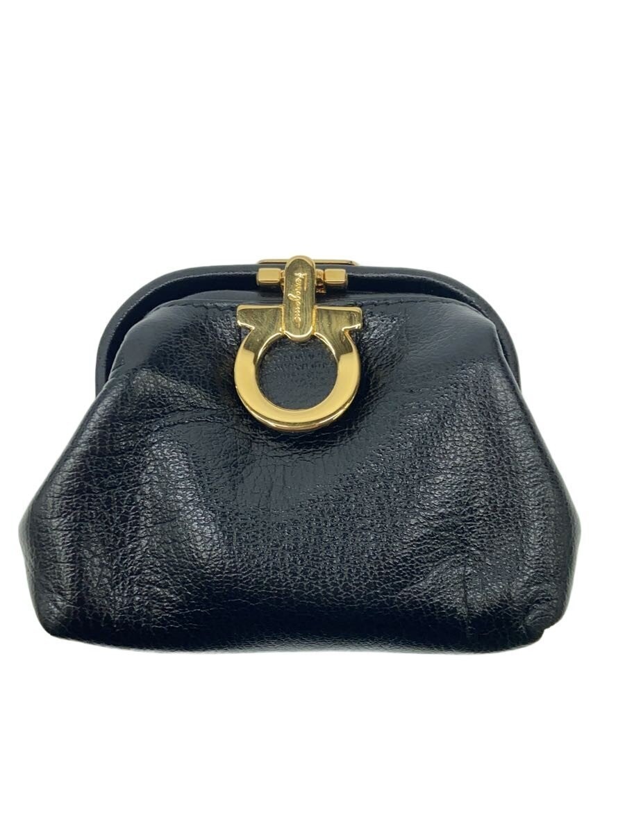 Salvatore Ferragamo Pouch/Leather/Blk