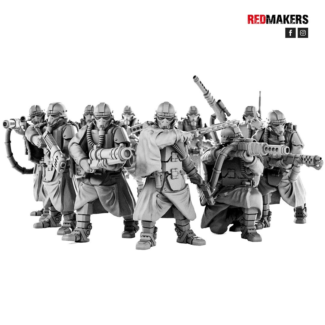 DEATH DIVISION GRENADIERS FLAMER SET (8U)