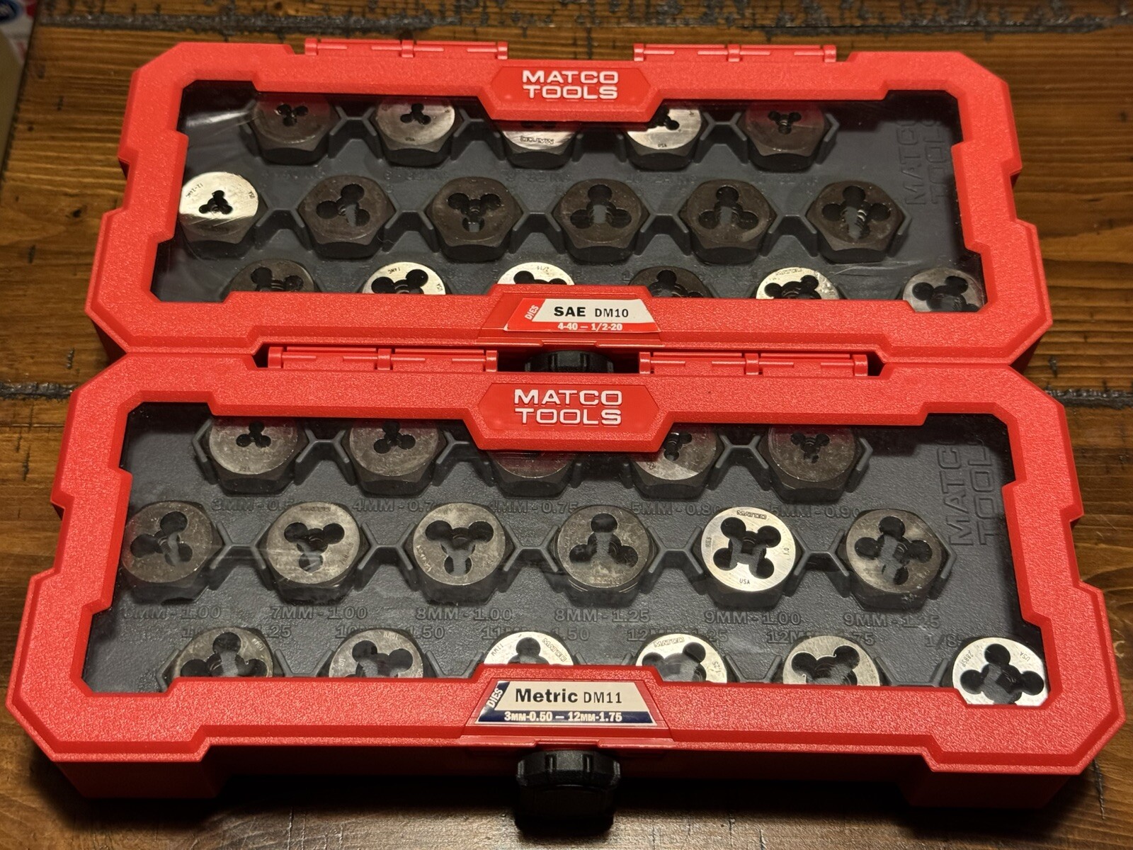 Matco Tools DM 10 + 11 SAE & Metric Die Sets