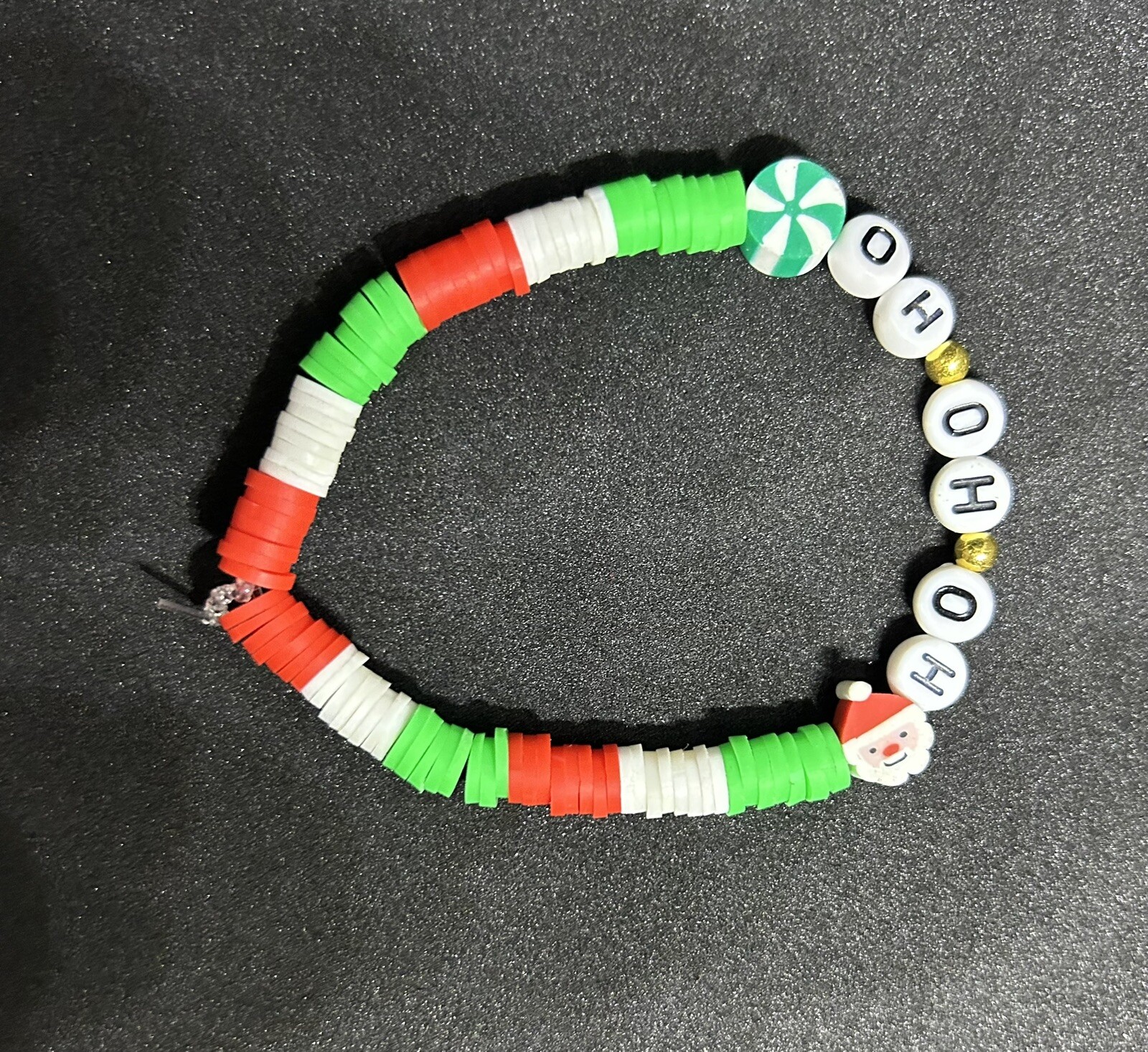 Ho Ho Ho (Christmas) Heishi Bracelet