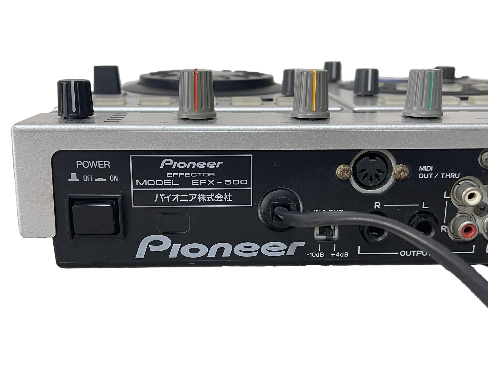 Pioneer EFX-500 Silver DJ Performance Effector Beat Effects BPM Jog Break MIDI