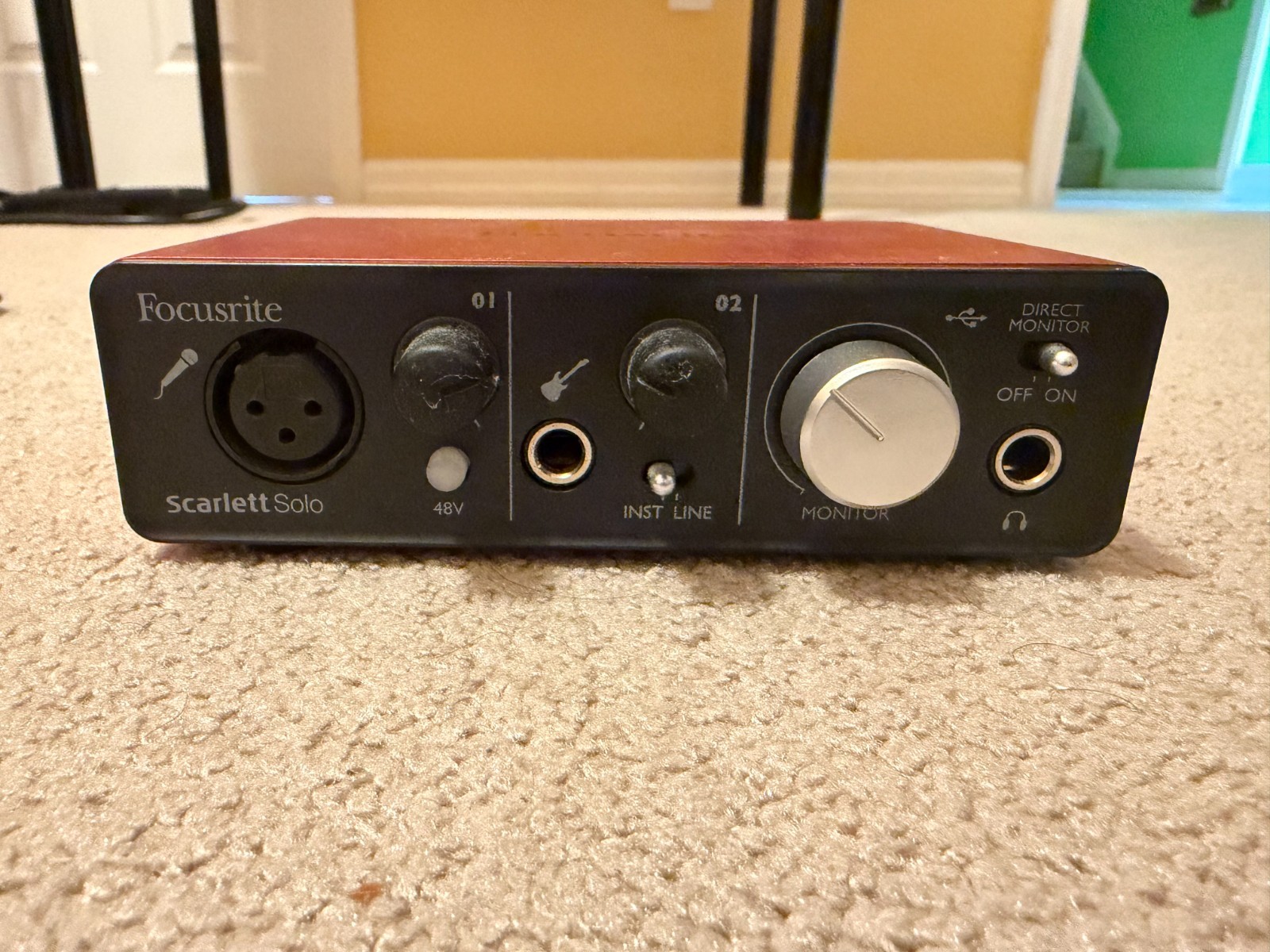 Focusrite Scarlett Solo Compact (1st Gen) USB Audio Interface XLR