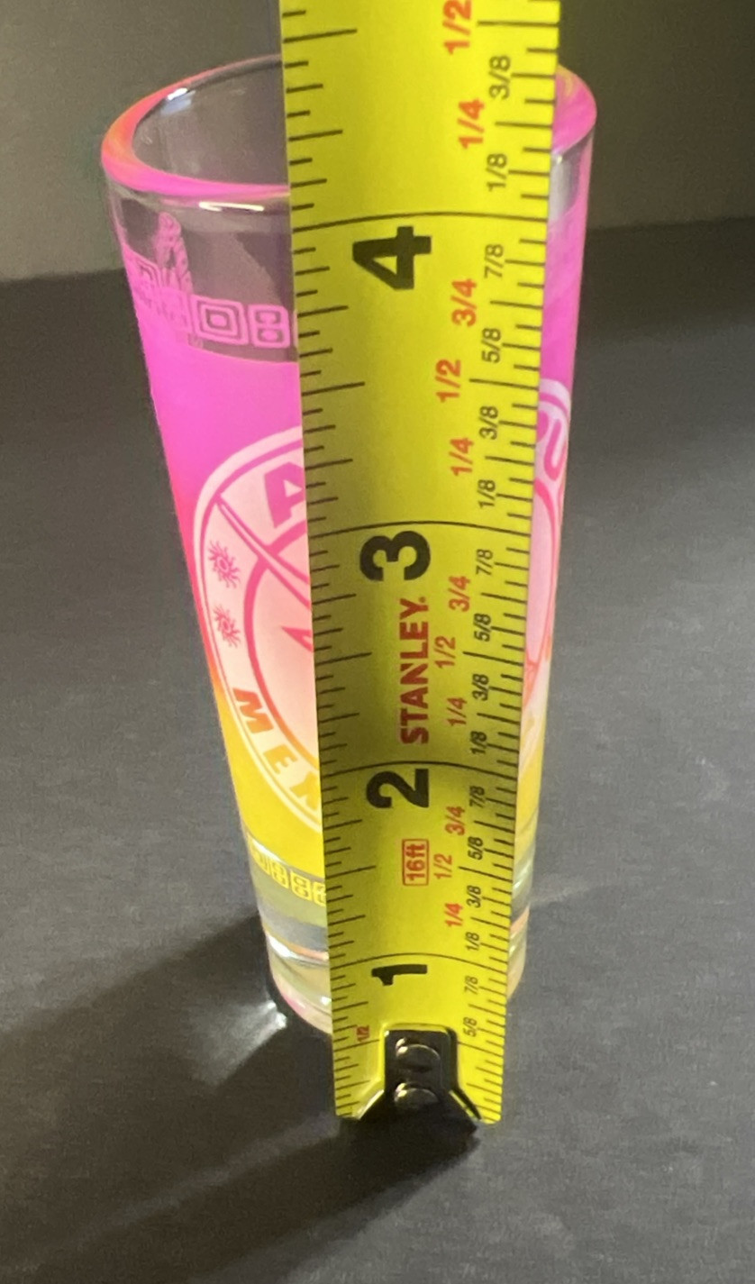 Acapulco Mexico Shot Glass- 4 1/8” Tall