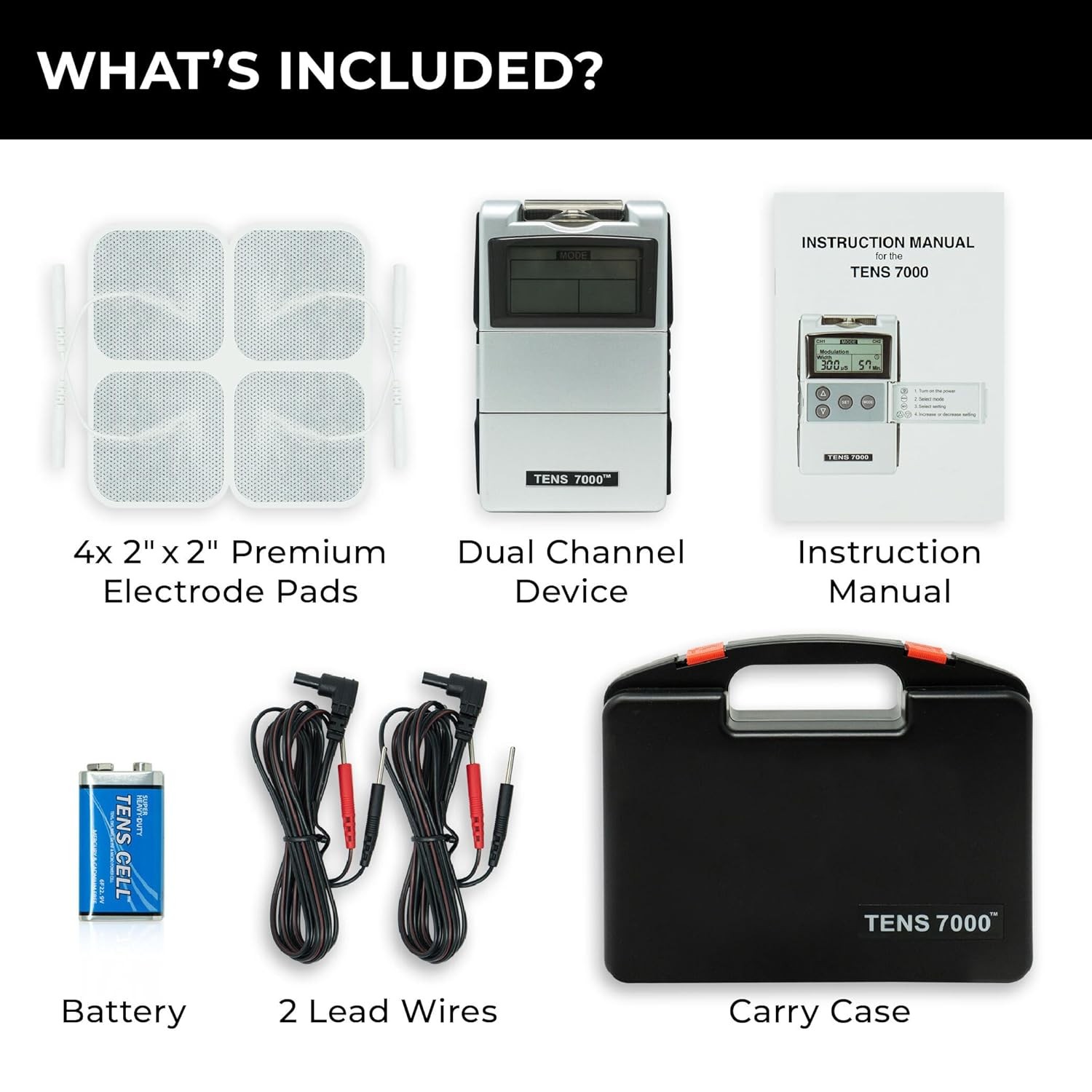 TENS 7000 Digital Unit Muscle Stimulator