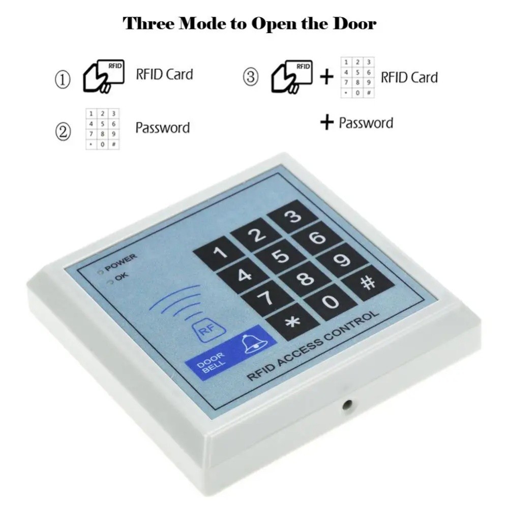 Password Card Induction Door Lock Control Machine with Easy Screw Installation