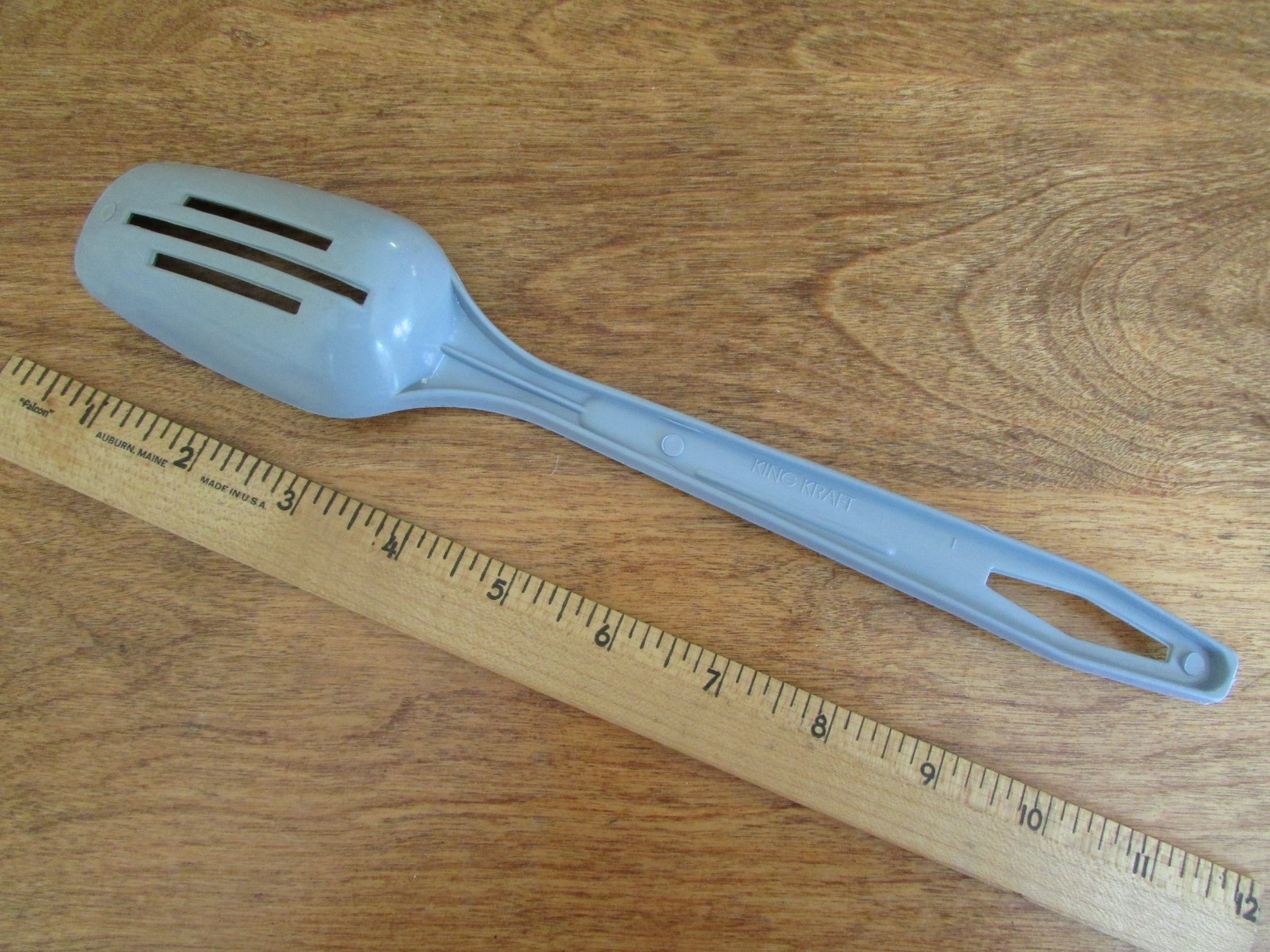 Vintage KING KRAFT Slotted Spoon