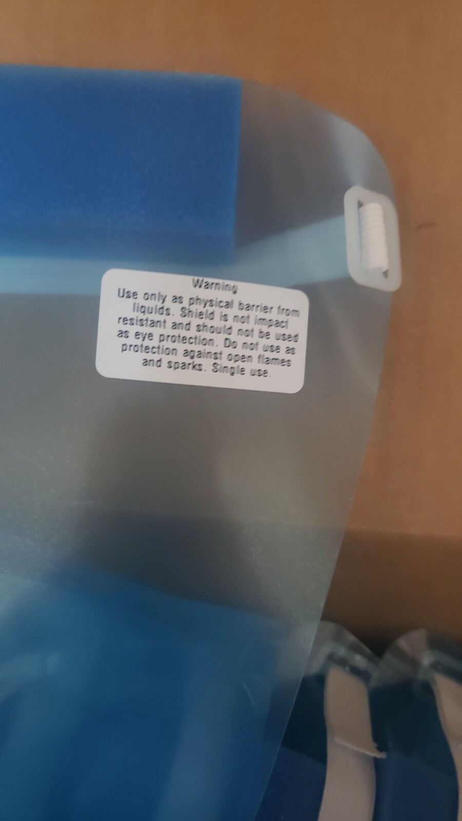 CASE 100 Bullard Health Care Face shields Clear Safety Mask Daily Use HFS9ME100