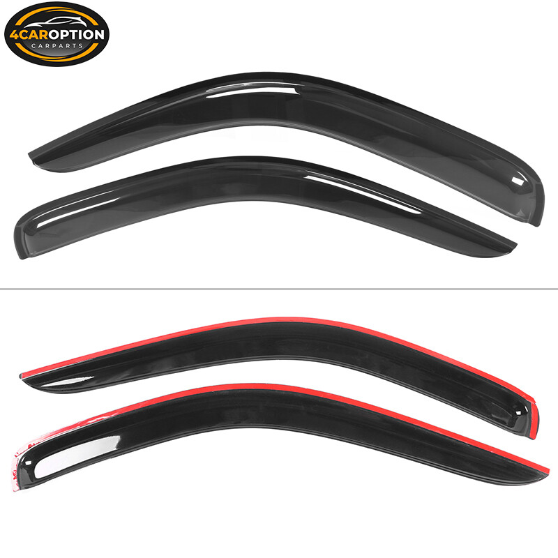Fits 97-04 Dodge Dakota Regular Cab Window Visors Rain Sun Guard Vent 2Pc Set