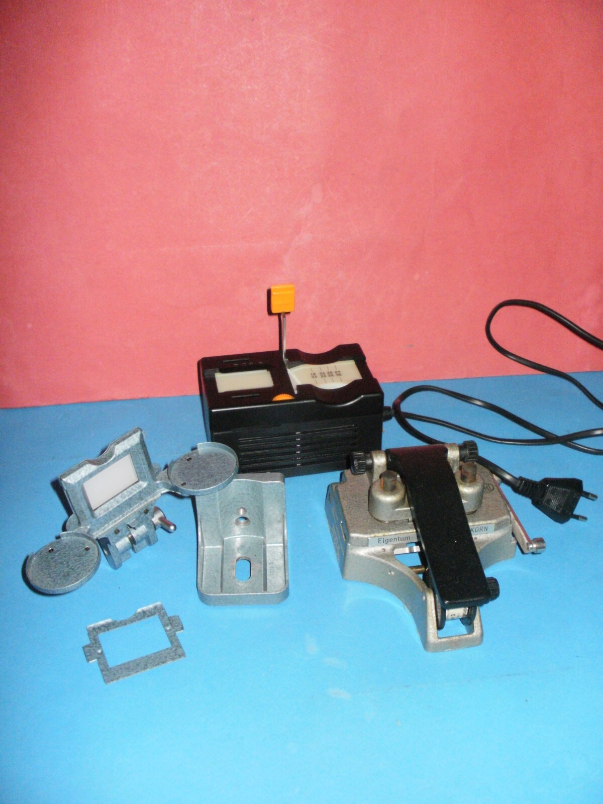 Lot of three different devices for viewing and processing slides from Germany