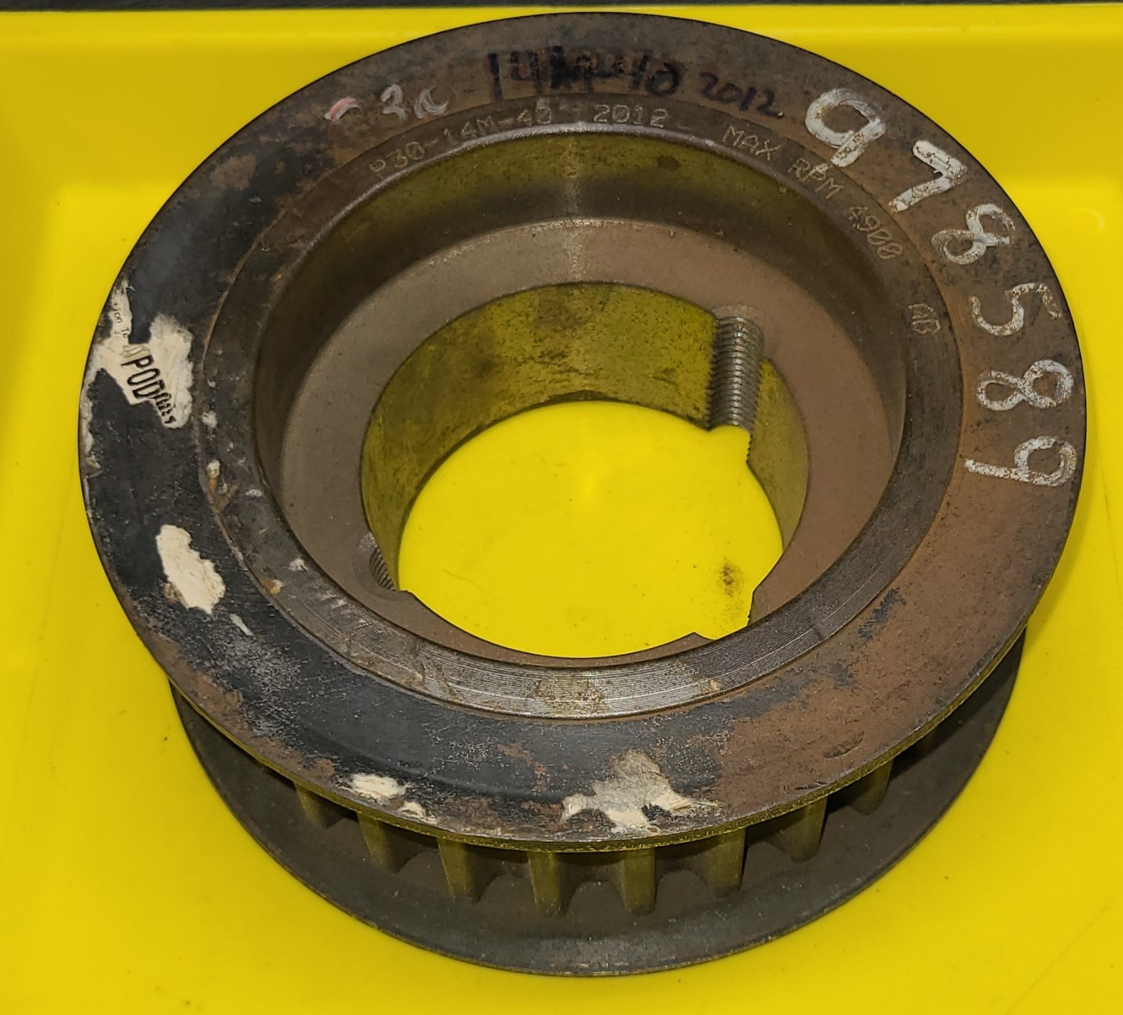 Dodge 112904 P30-14M-40-2012 Belt Sprocket, 14 mm Pitch, 40 mm Belt Width, 30 T