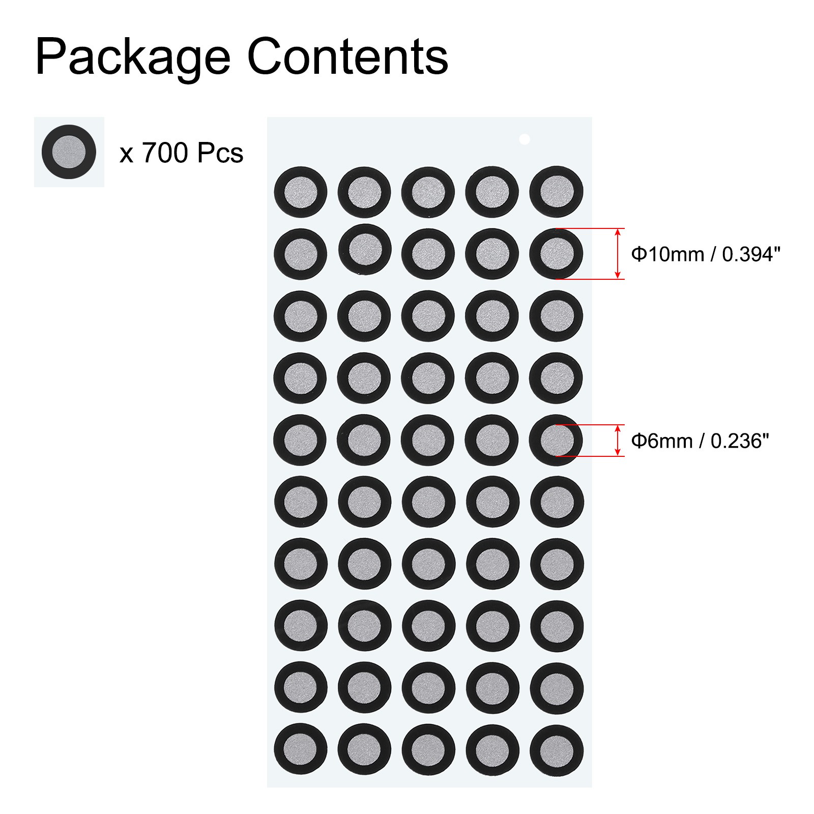700Pcs 3D Scanner Markers 6mm for 3D Scanner, 3D Tracking Dots