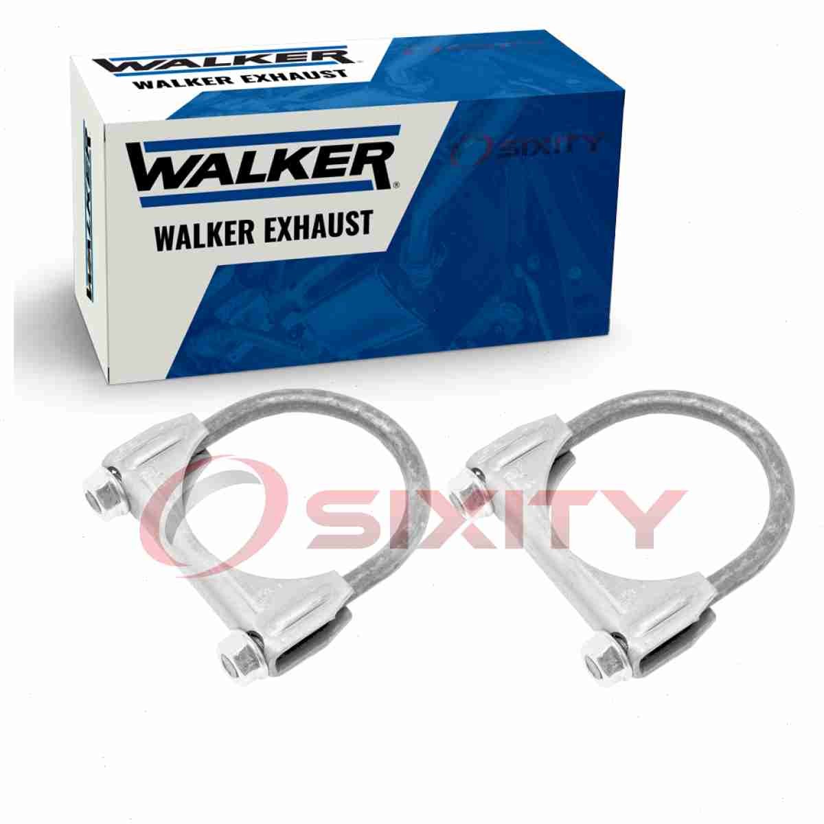 2 pc Walker Exhaust Clamps for 1984-1993 Saab 900 2.0L L4 Hardware  nl