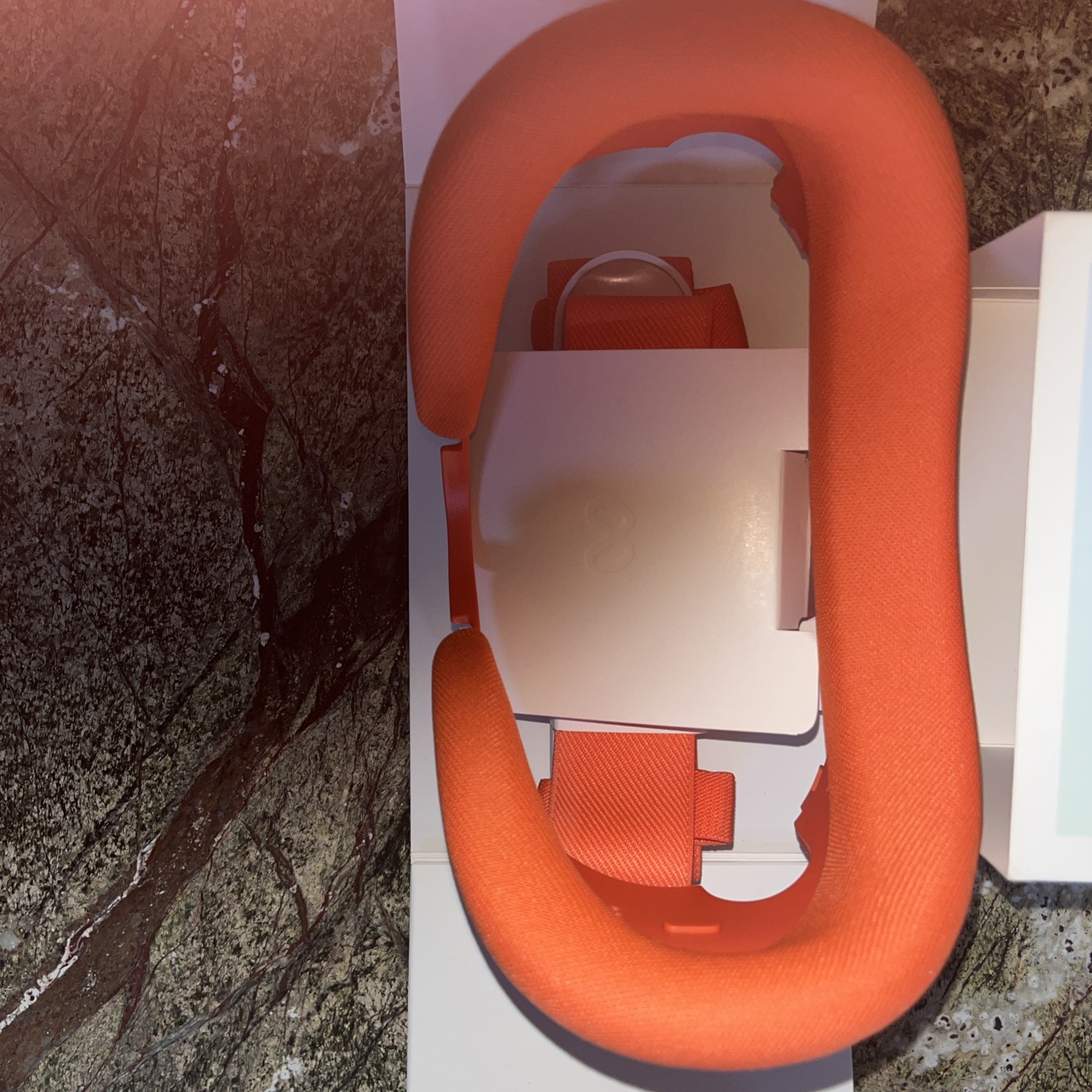 Meta Facial Interface & Head Strap for Quest 3 - Blood Orange Open Box