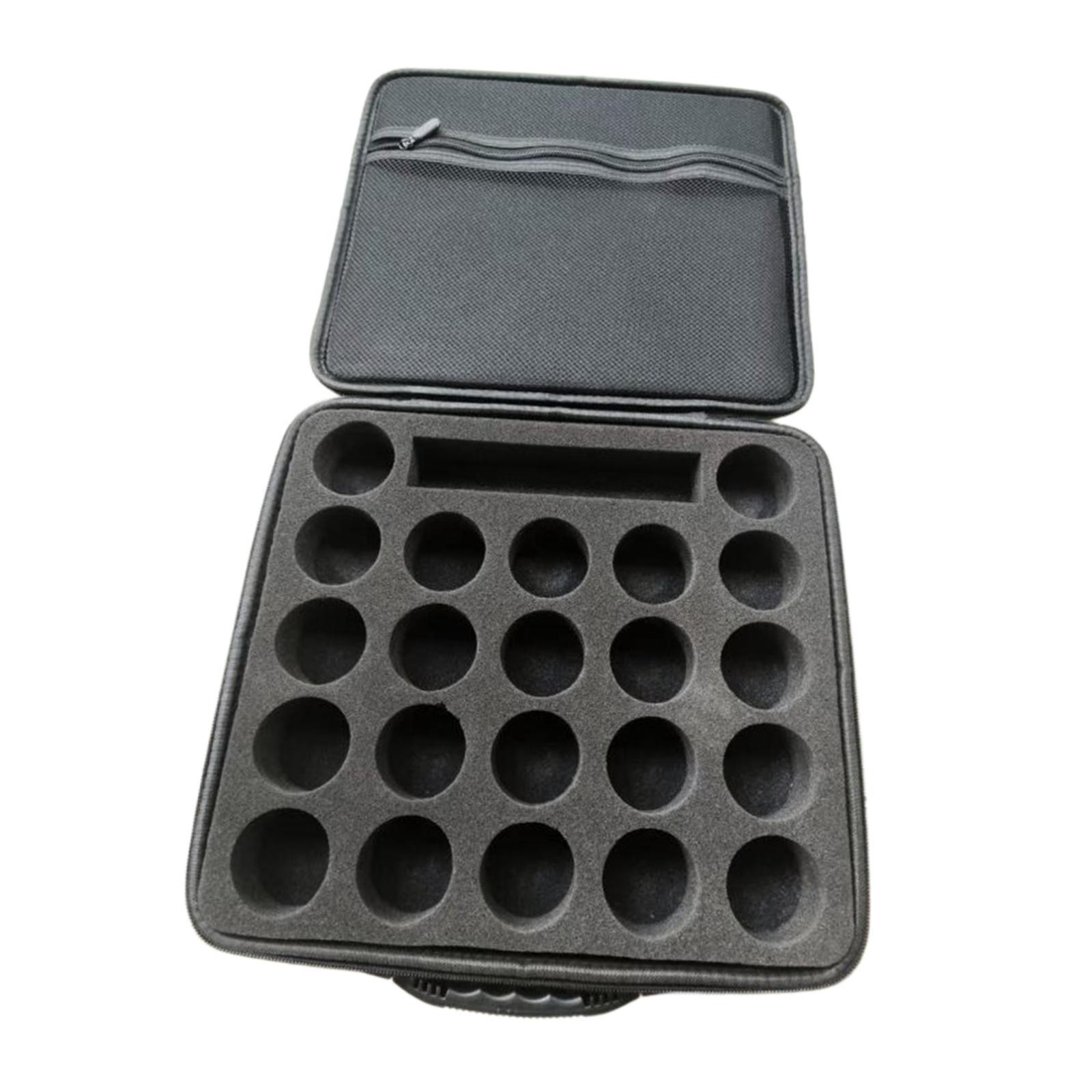 Pool Ball Case with Carry Handle Scratch Resistant EVA Billiard Carrying Bag
