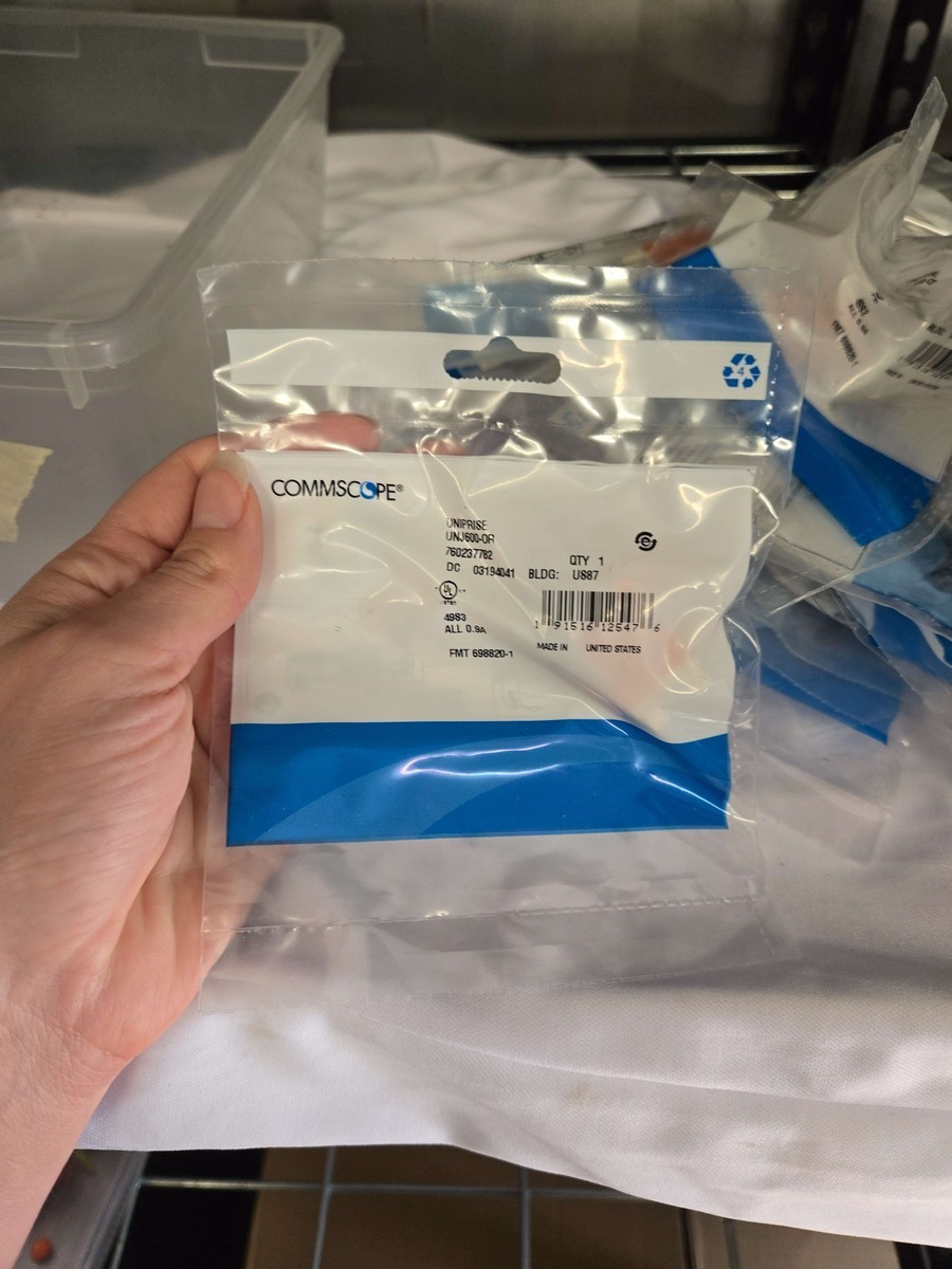 CommScope Uniprise UNJ600-OR Cat 6 Keystone Jack (25)