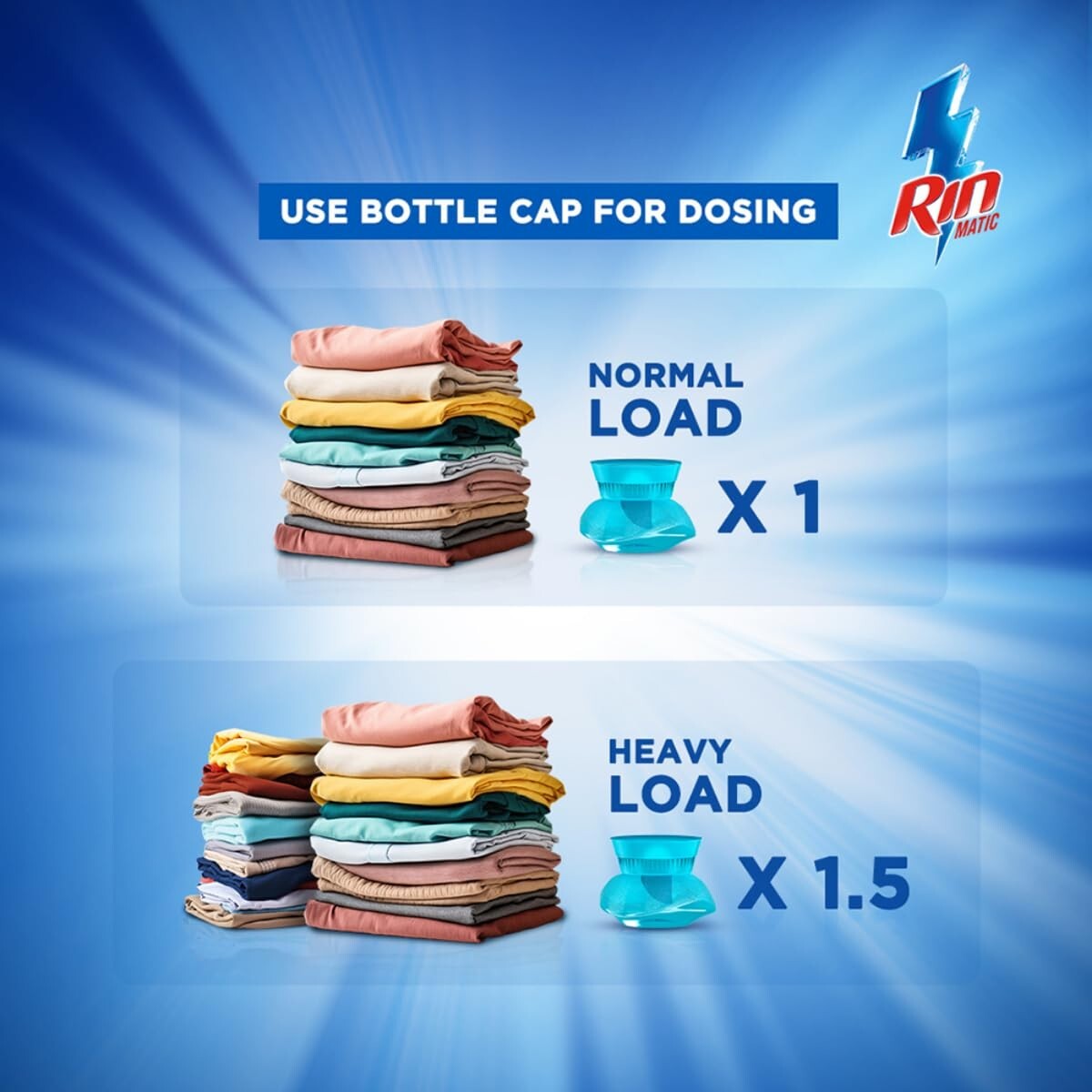 Rin Detergent Liquid 2L Pouch - Top Load