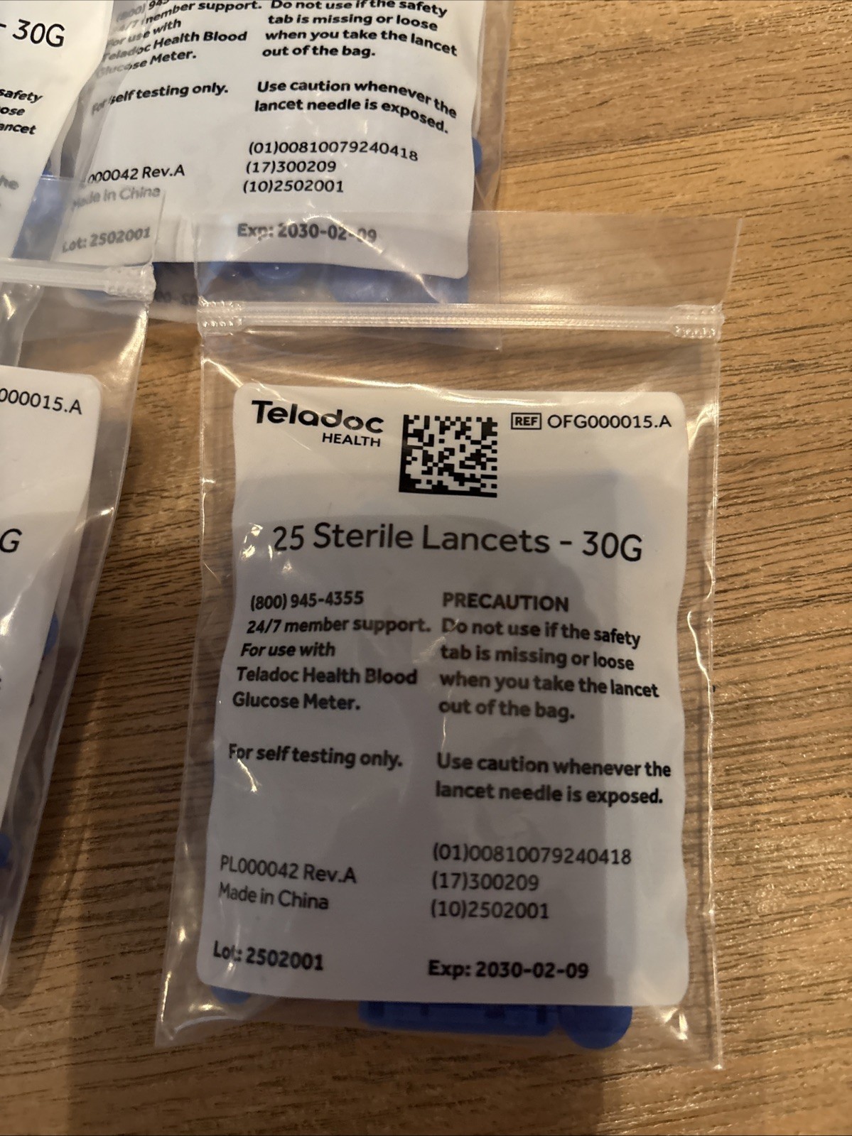 Lot 8 Sterile Lancets 30G