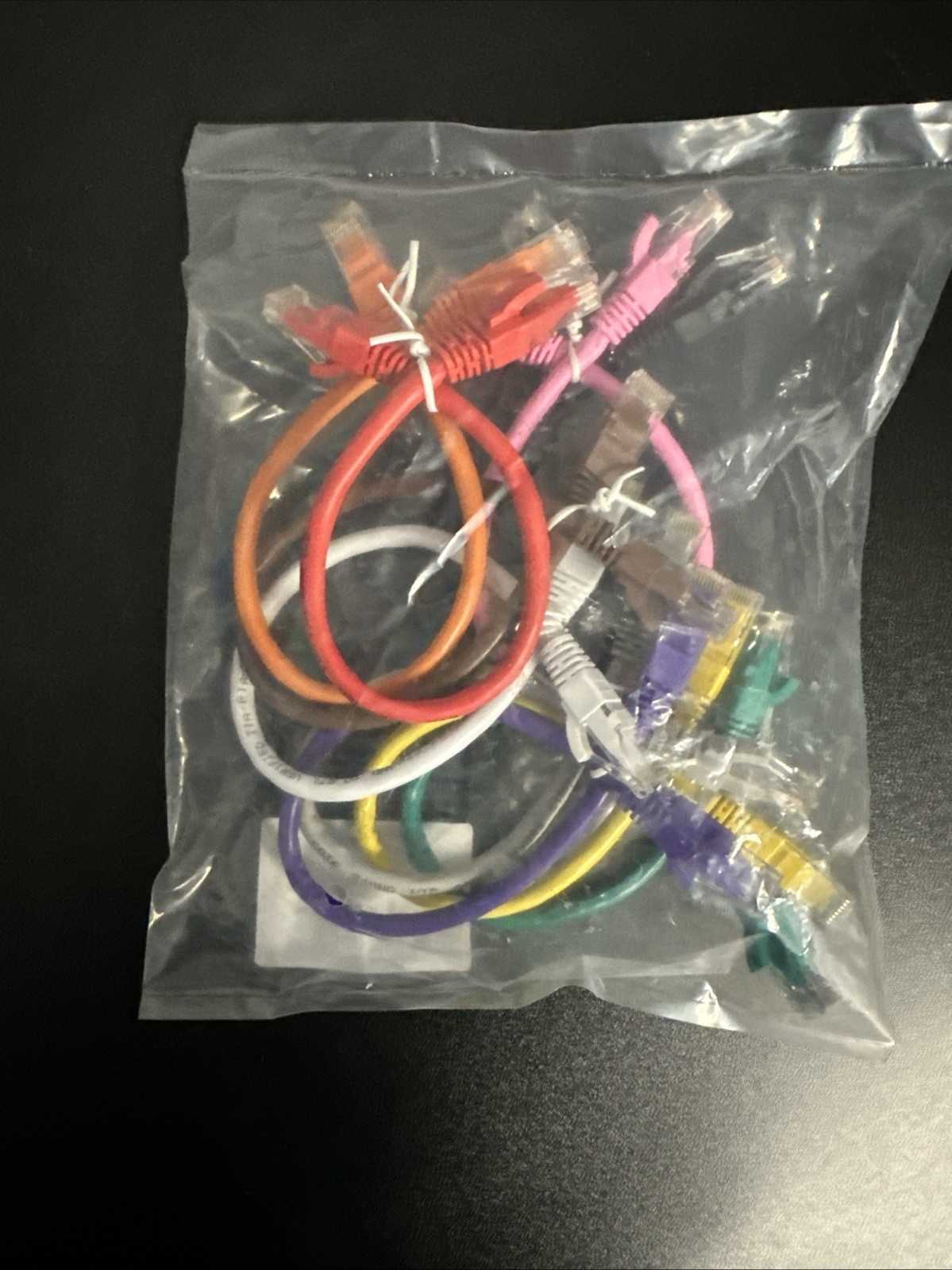 10 Pack Cat 6 Ethernet Cable 1 ft High Speed LAN Patch Network Cord Colors new