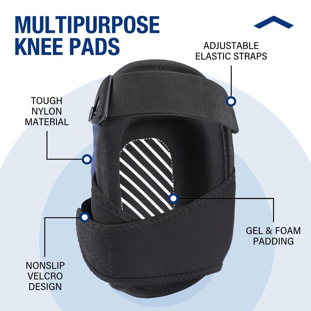WORKPRO Knee Pads for Work, Construction Knee Pad With Ergonomic Gel Cushion