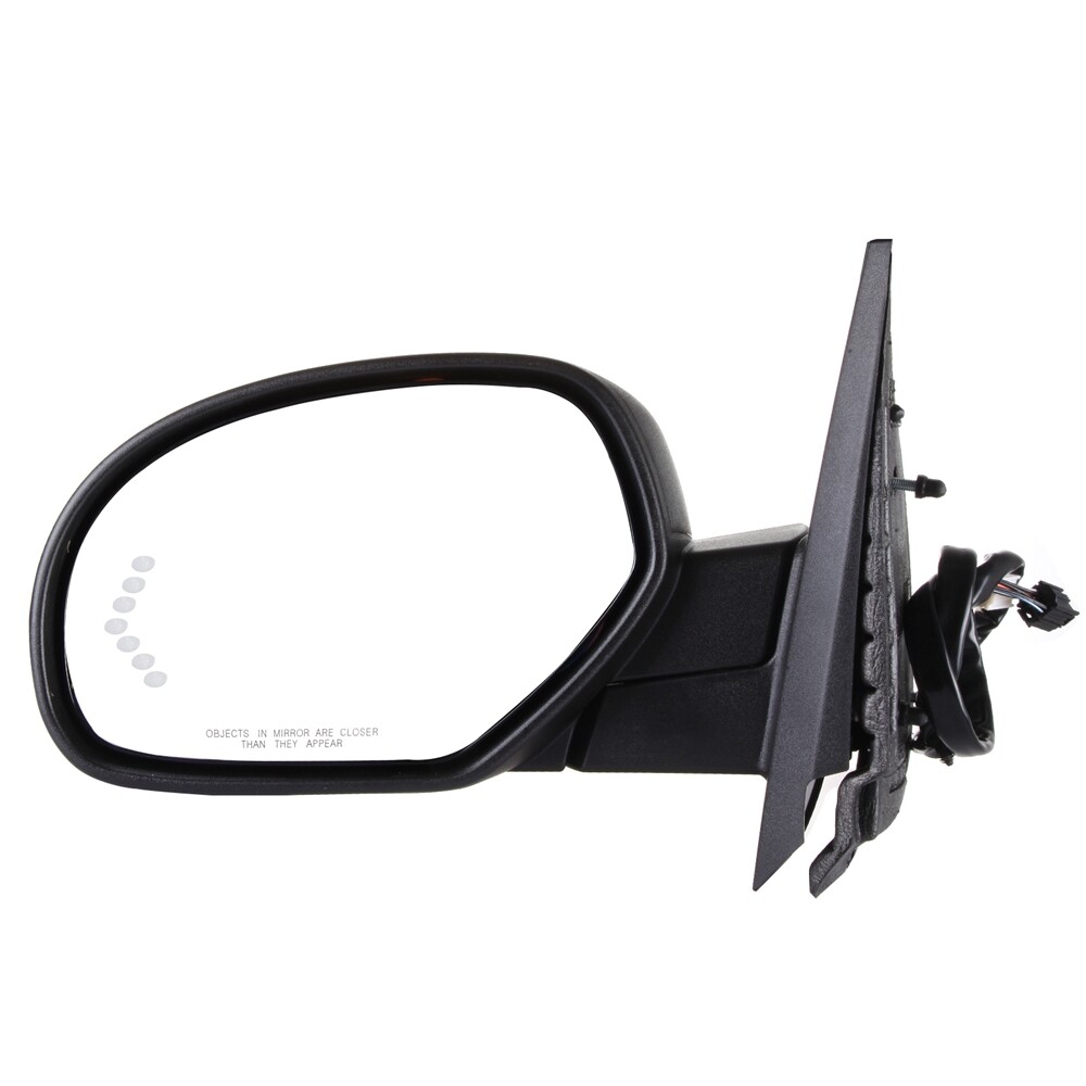 Power Fold Memory Heated Puddle Light Driver Side Mirror For 2007-2013 GMC Yukon