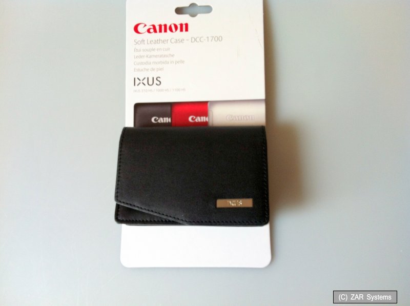 Canon DCC-1700 soft leather camera bag, for IXUS 1000 HS / 300 / 310