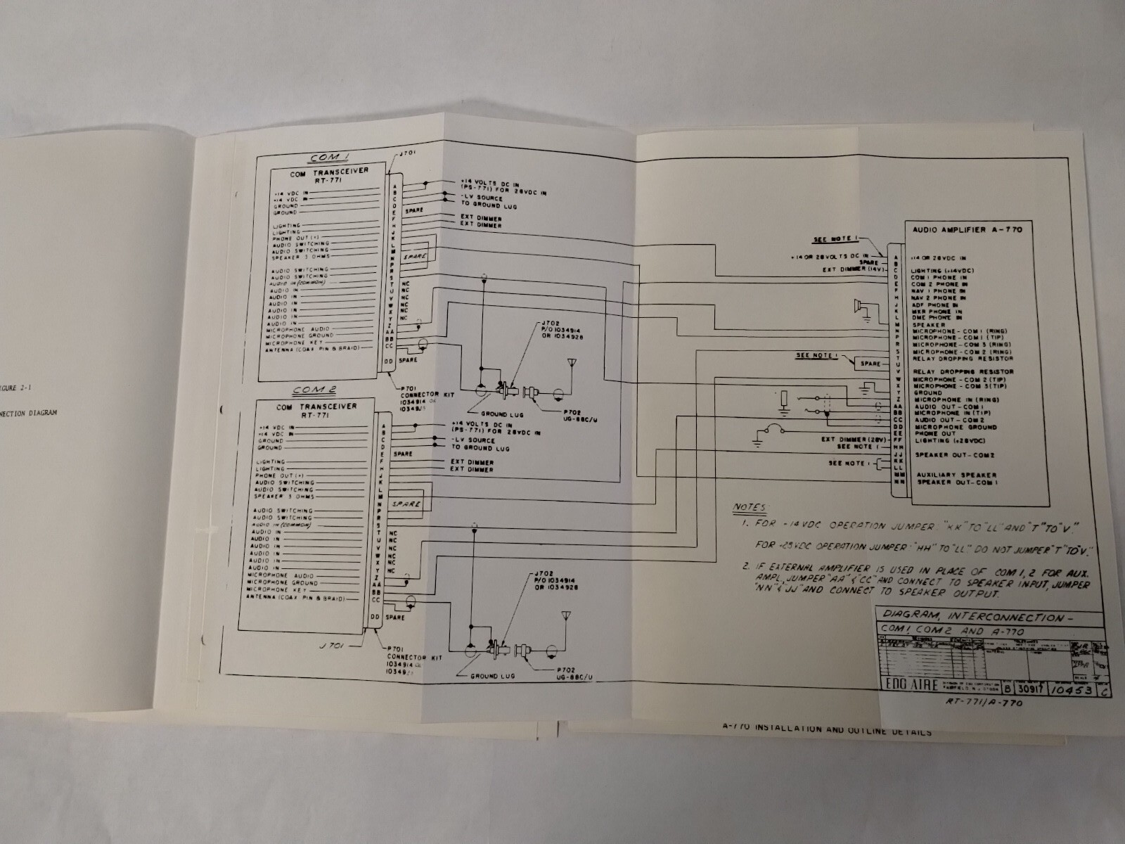 Edo-Aire A-770 Audio Amplifier Instruction Manual-Copy