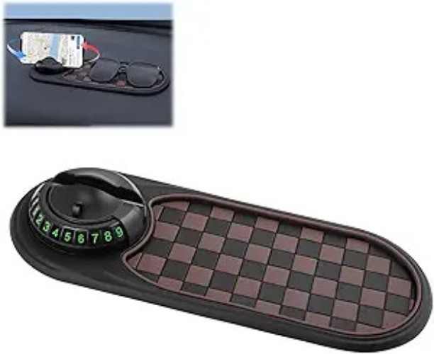 Multifunction Car Anti-Slip Mat, Rotatable Anti Slip Mat Phone Holder, Multifunc