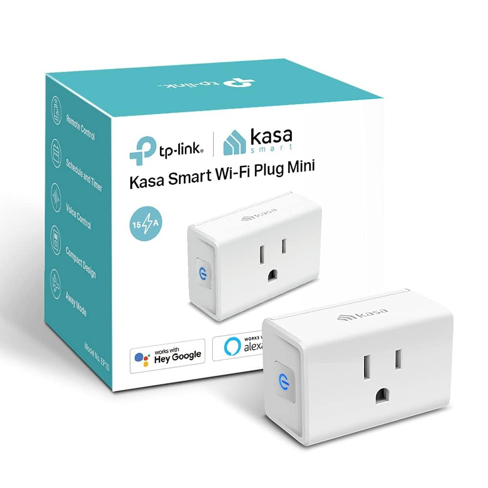 Kasa Smart Plug Ultra Mini 15A WiFi Outlet Alexa Google UL EP10 White