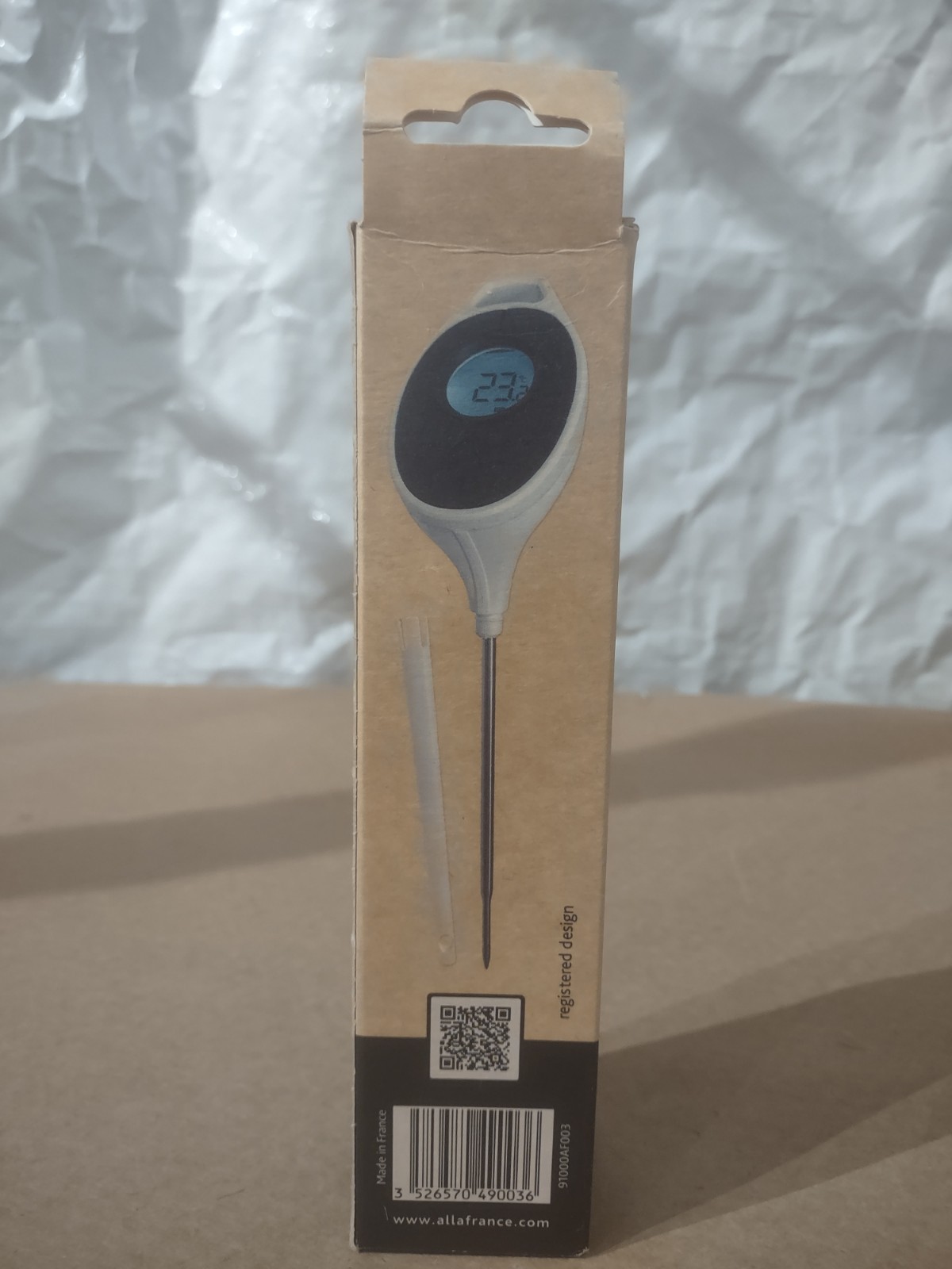 ALLA N°3 Thermometer Made In France *Missing Stick Cover* Free Shipping