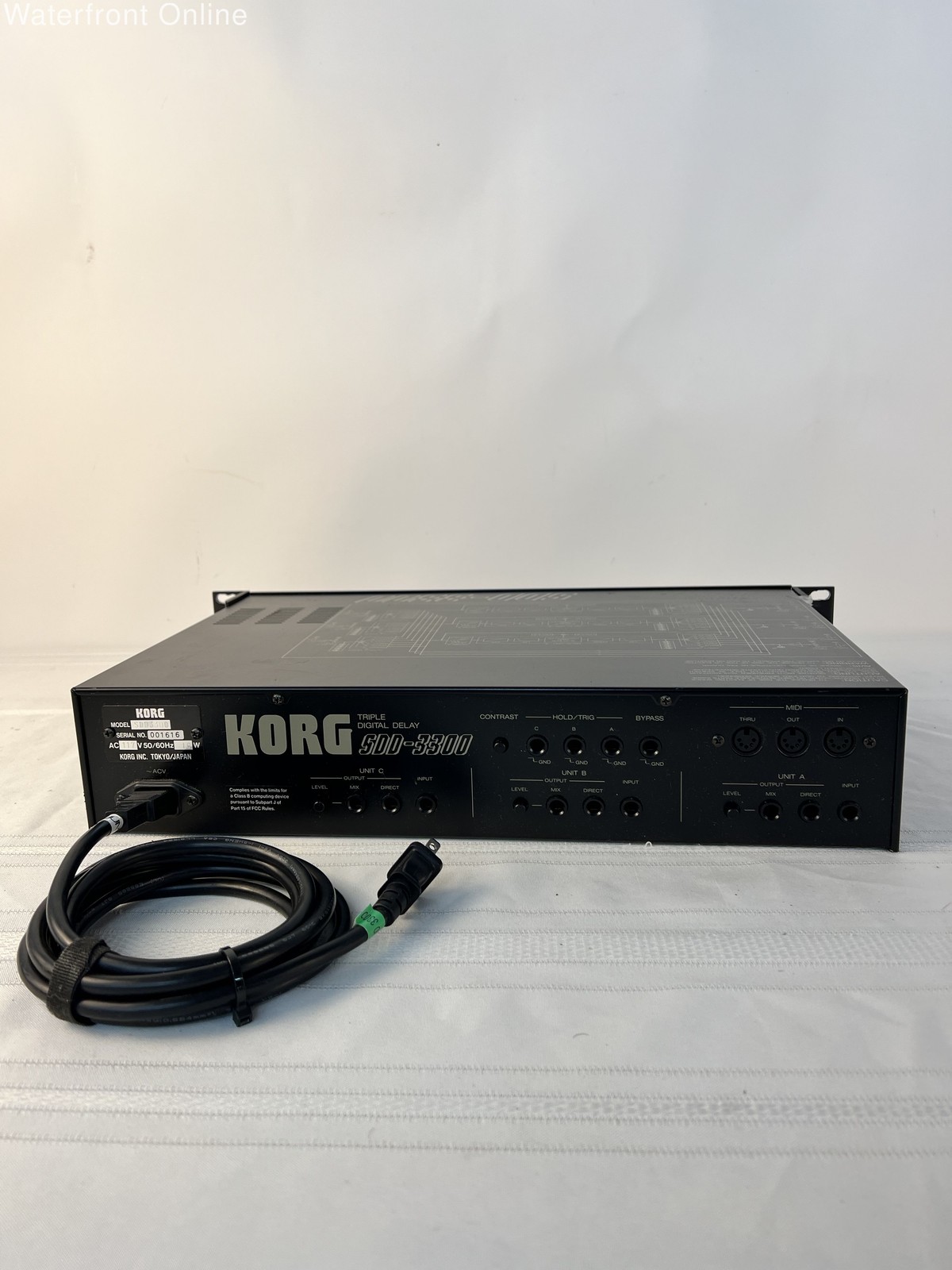 Korg SDD-3300 SDD3300 Triple Digital Delay Rack Module