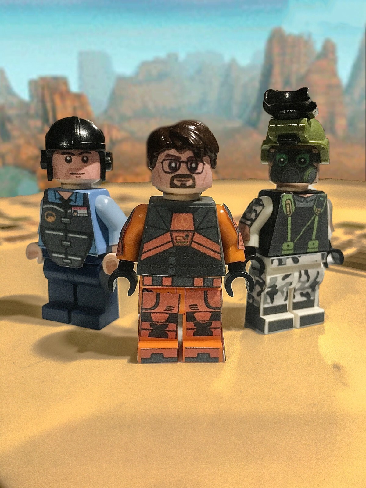 Half Time Minifigure Decal Sheet