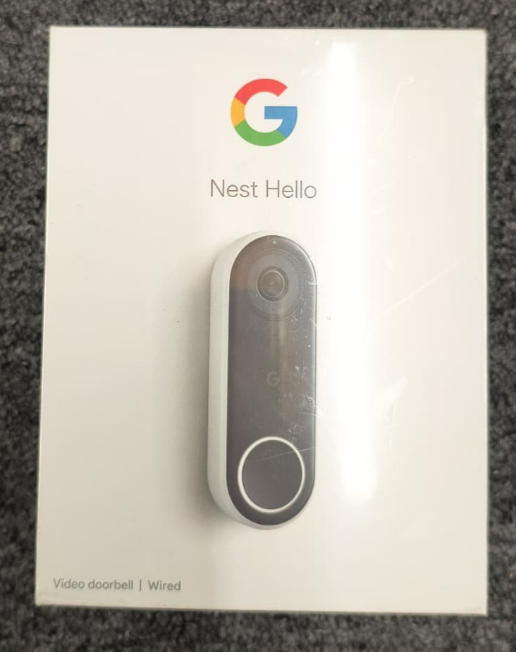 Google Nest Hello Smart Wi-Fi Video Doorbell (NC5100US) - New , K1