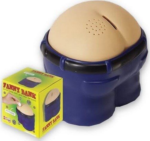 Fanny Bank – Hilarious Farting Coin Bank! Funny Gag Gift & Prank Toy 💨😂