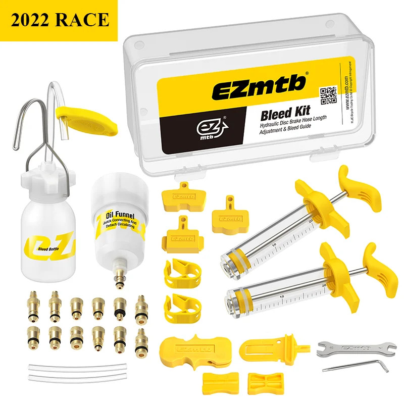 Bicycle Hydraulic Disc Brake Oil Bleed Kit Tools Ezmtb 2022 PRO For SHIMANO, SRA