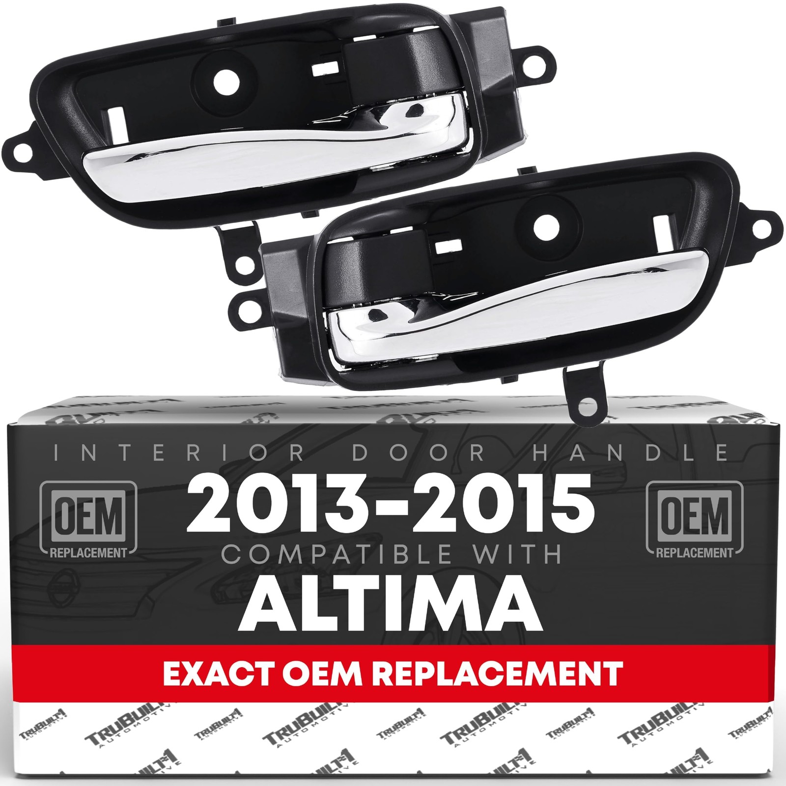 Interior Door Handle, Left & Right for Nissan Altima, Nissan Titan - Driver +...