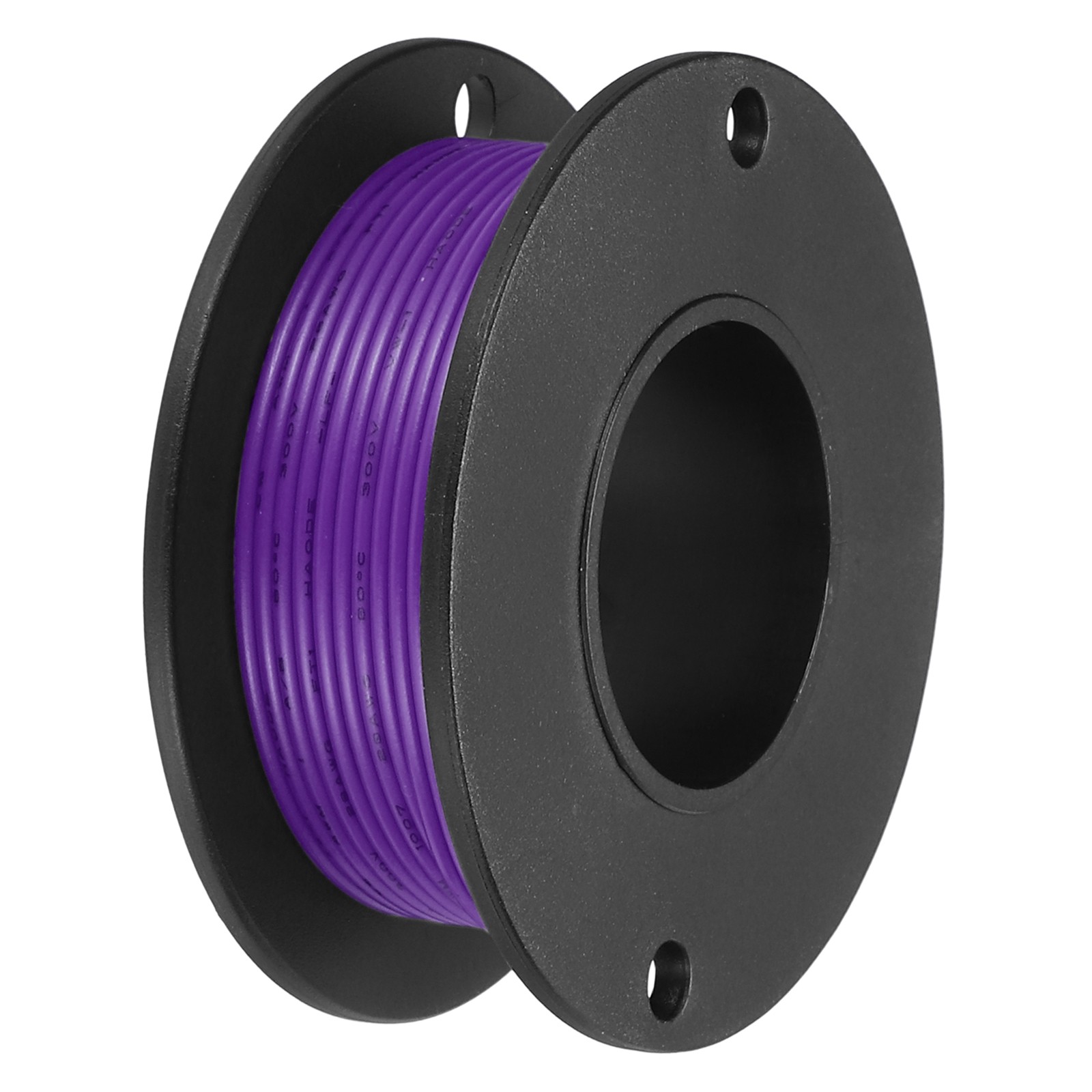 28AWG Stranded Wire PVC Hookup 10M/33ft Purple, Electrical Wire UL1007 Spool