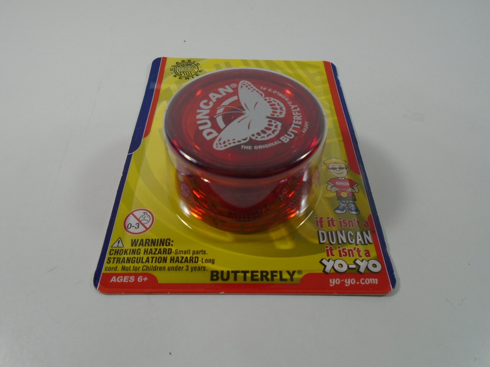 2023 DUNCAN--RED BUTTERFLY YO YO (NEW)