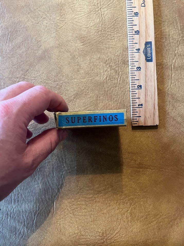 Vintage Partagas & Co Superfinos Cigarette Pack Cuba- 1930's *EMPTY*