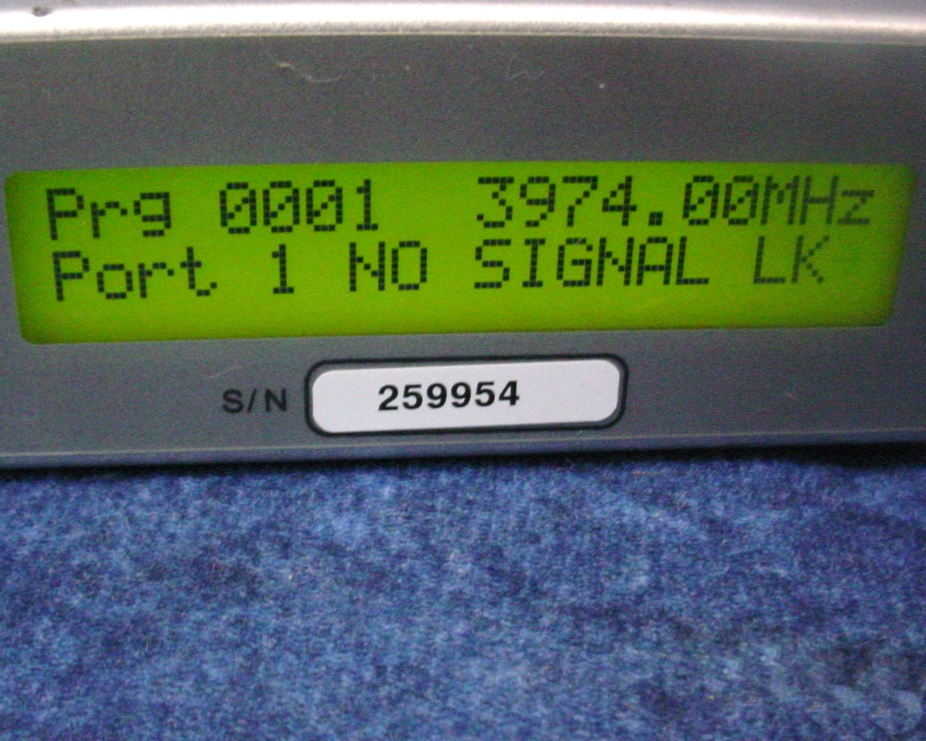 Wegener Unity 4650 Digital Media DVB Compliant Satellite IRD Receiver/Decoder