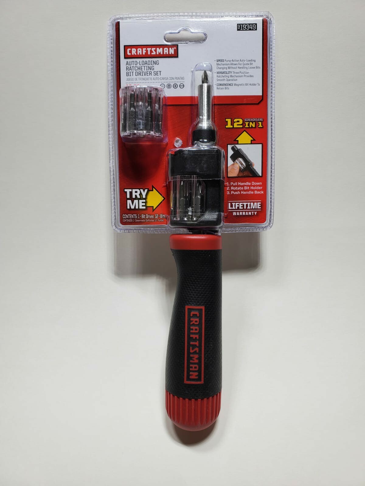 Craftsman Auto Loading Ratcheting Bit Driver Set 13 Piece