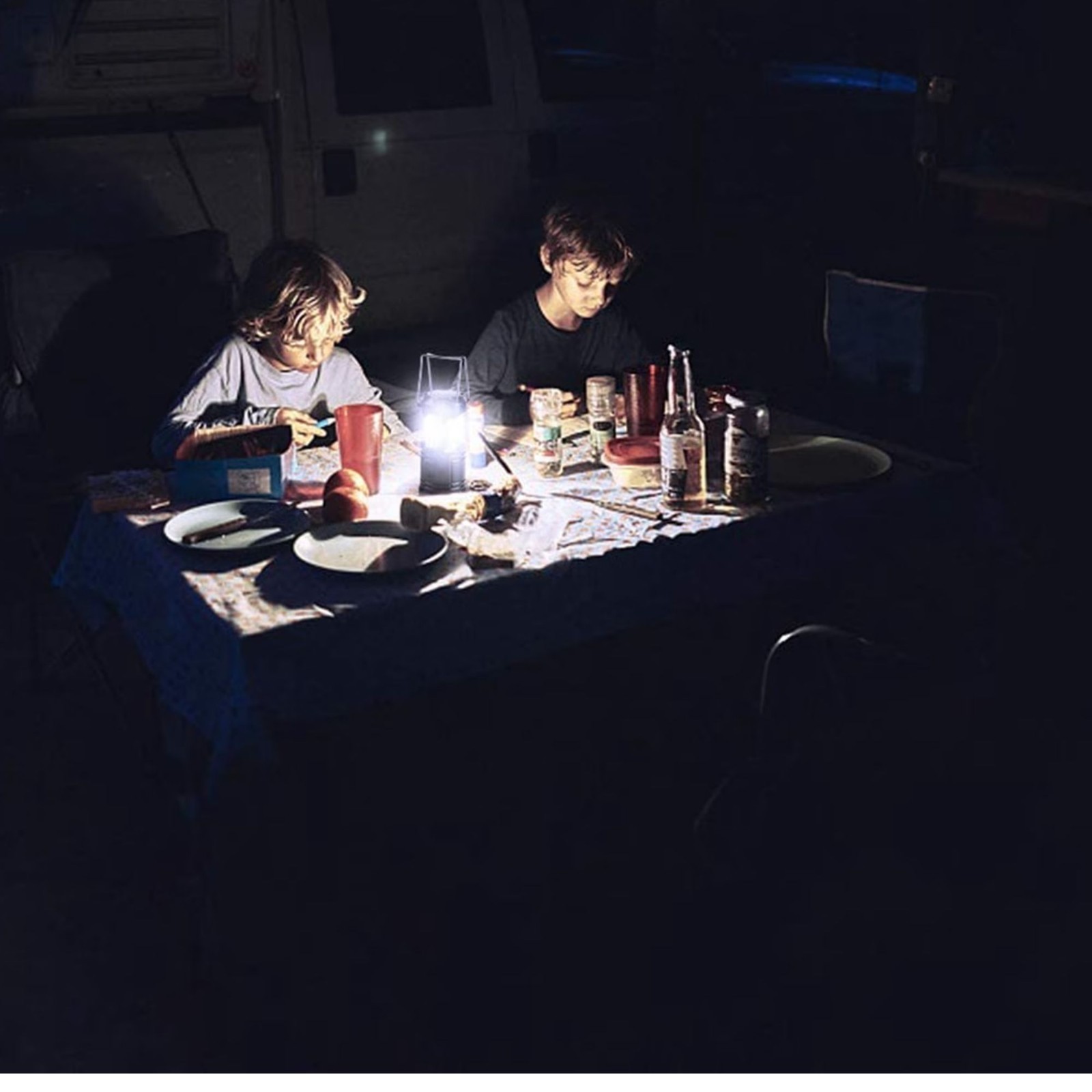 Ozark Trail LED Camping Lanterns 3-Pack Extendable 360 Degrees Coverage Lanterns