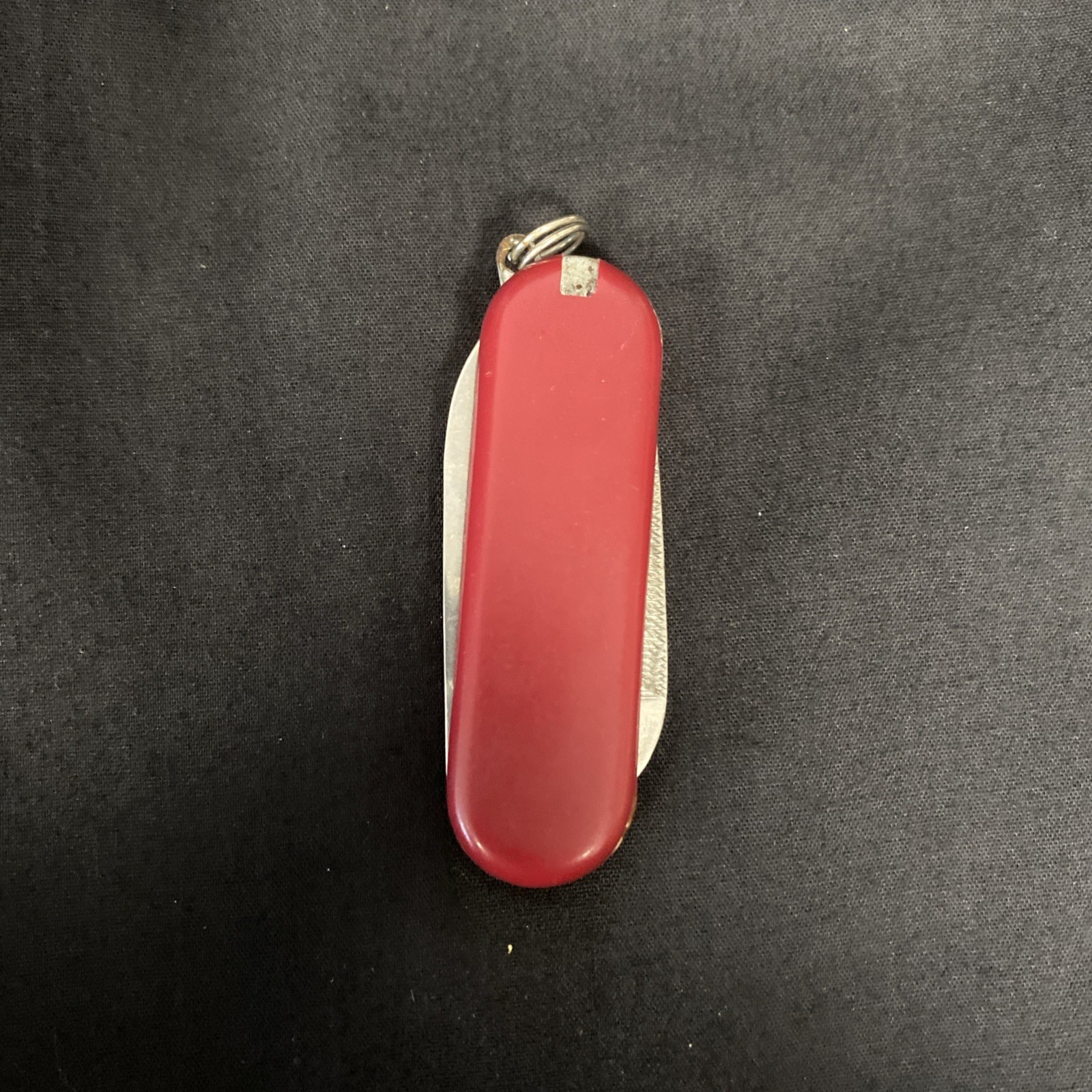 Red Stainless Steel Mini Multi Tool Pocket Knife - TOOTHPICK MISSING