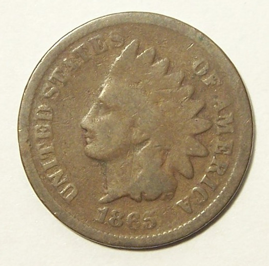 1865 Indian Head Cent